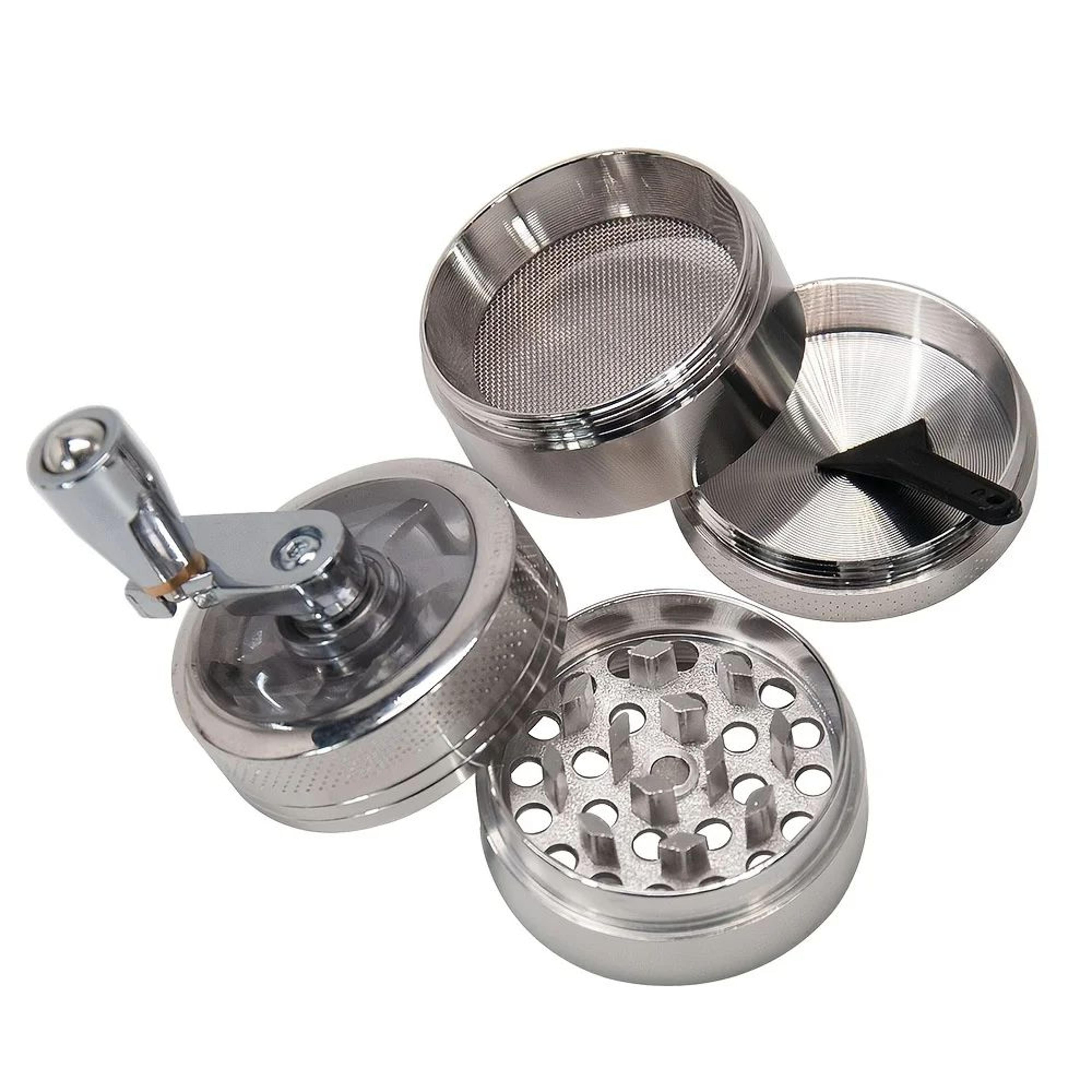 Premium Nut And Hard Spice Grinder Manual Stainless Steel Crusher For Nutmeg Ginger Rock Salt  Pepp 2