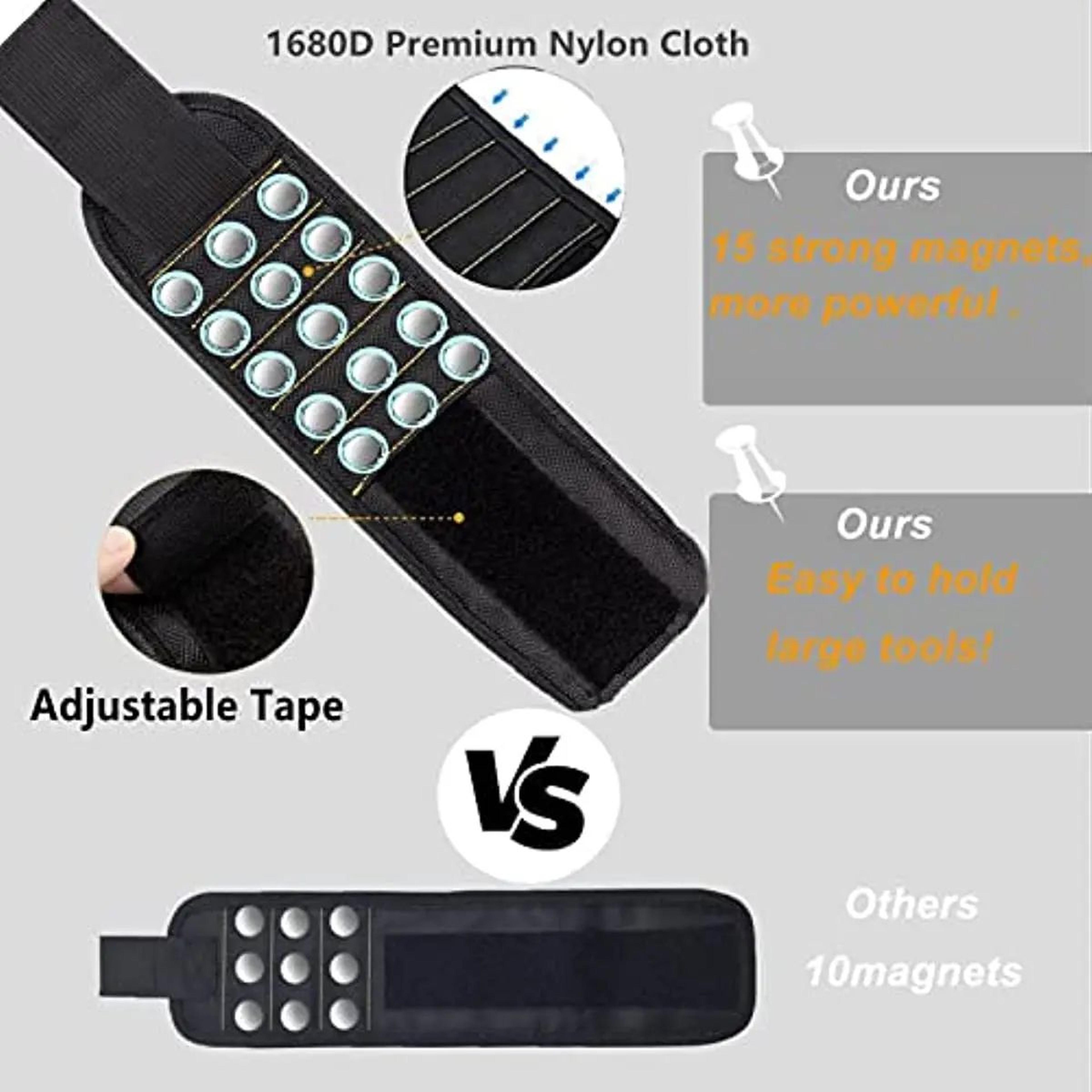 Magnetic Wristband For Holding Screws Nails  Drilling Bits Tool Holder Belt With Strong Magnets Coo 1