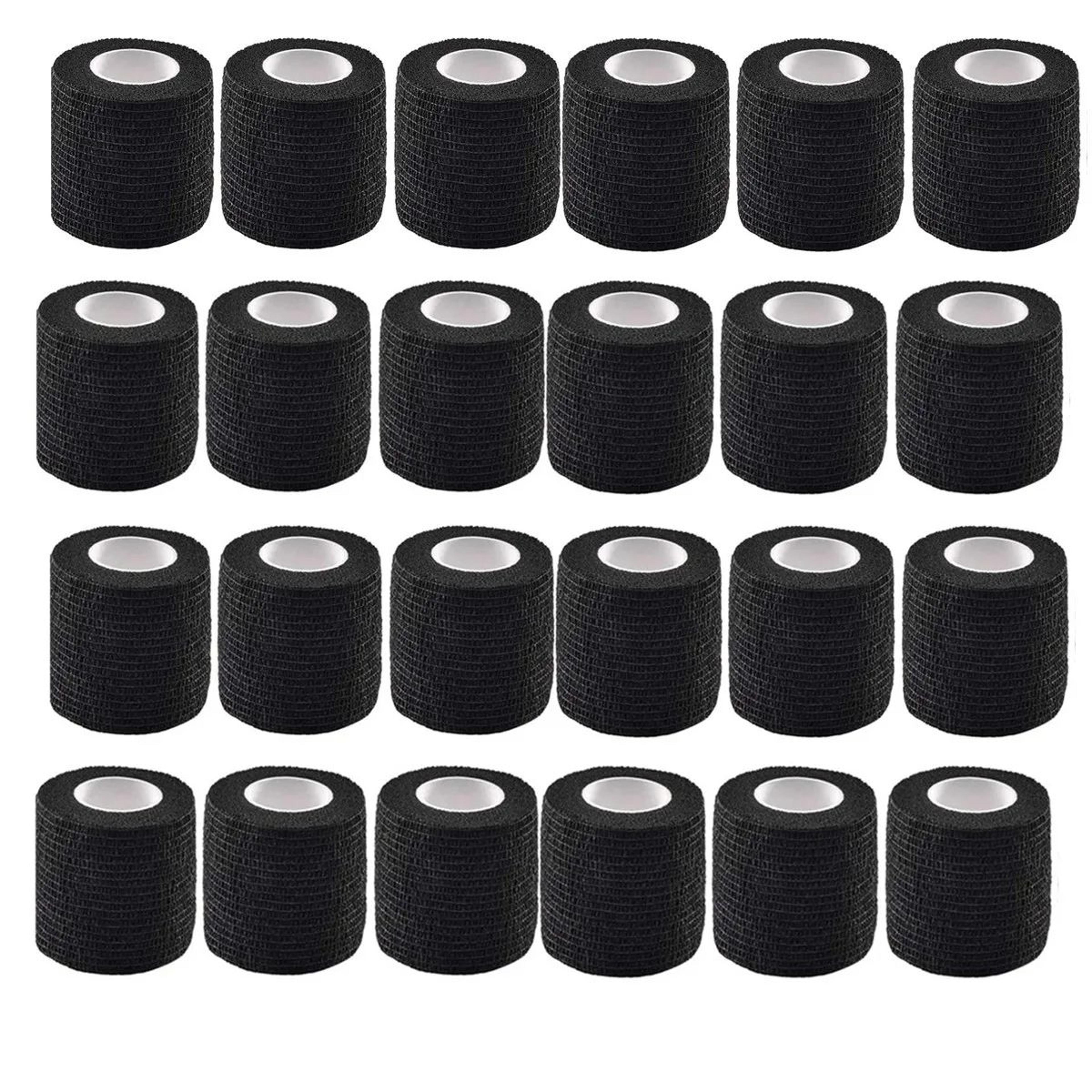 Wholesale Black Tape Tattoo Handle Bandage AntiSlip Waterproof Disposable SelfAdhesive Elastic Band 8