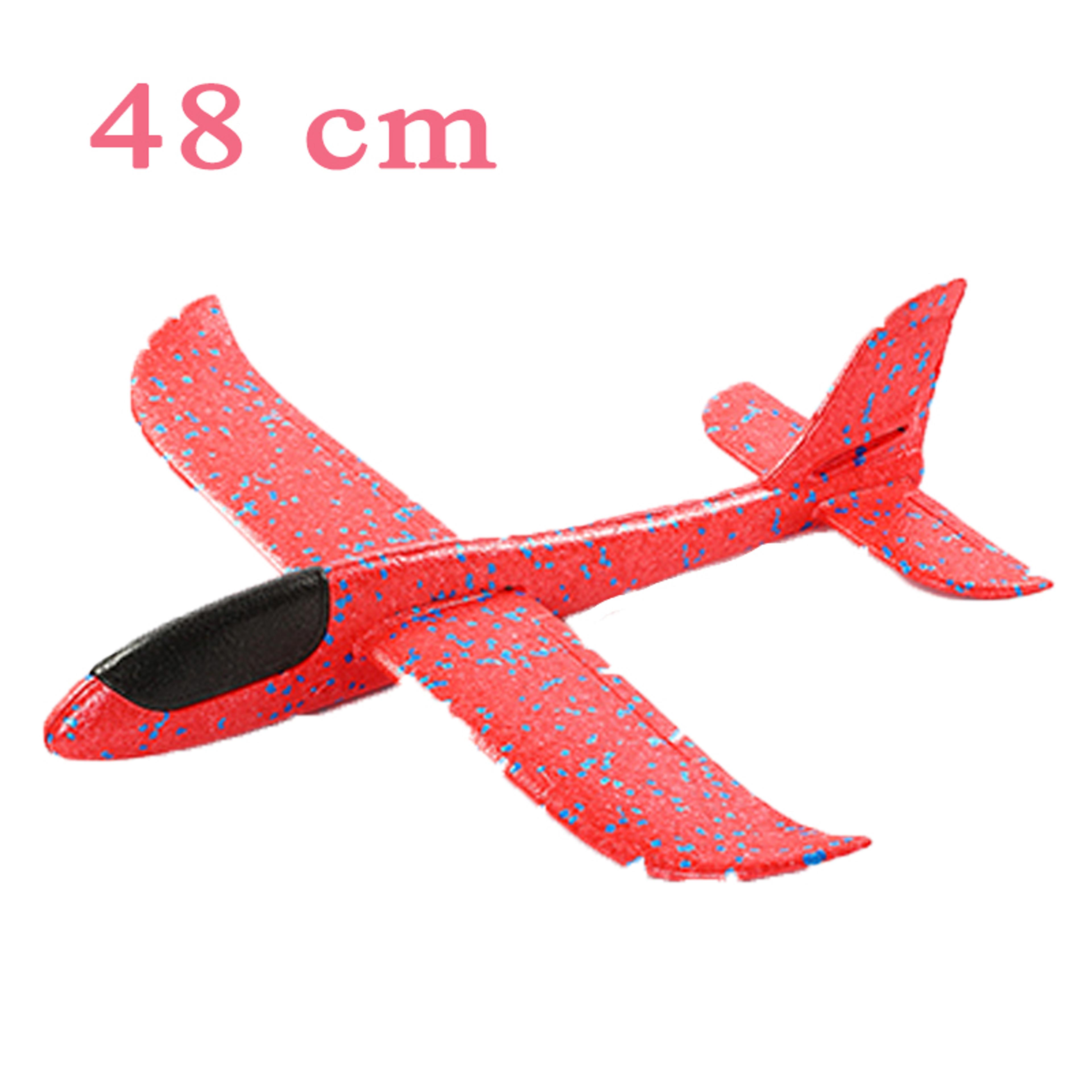 EVA Foam Hand Throw Glider Airplane Large Aircraft Model Toy For Kids DIY Flight Roundabout Airplan 8