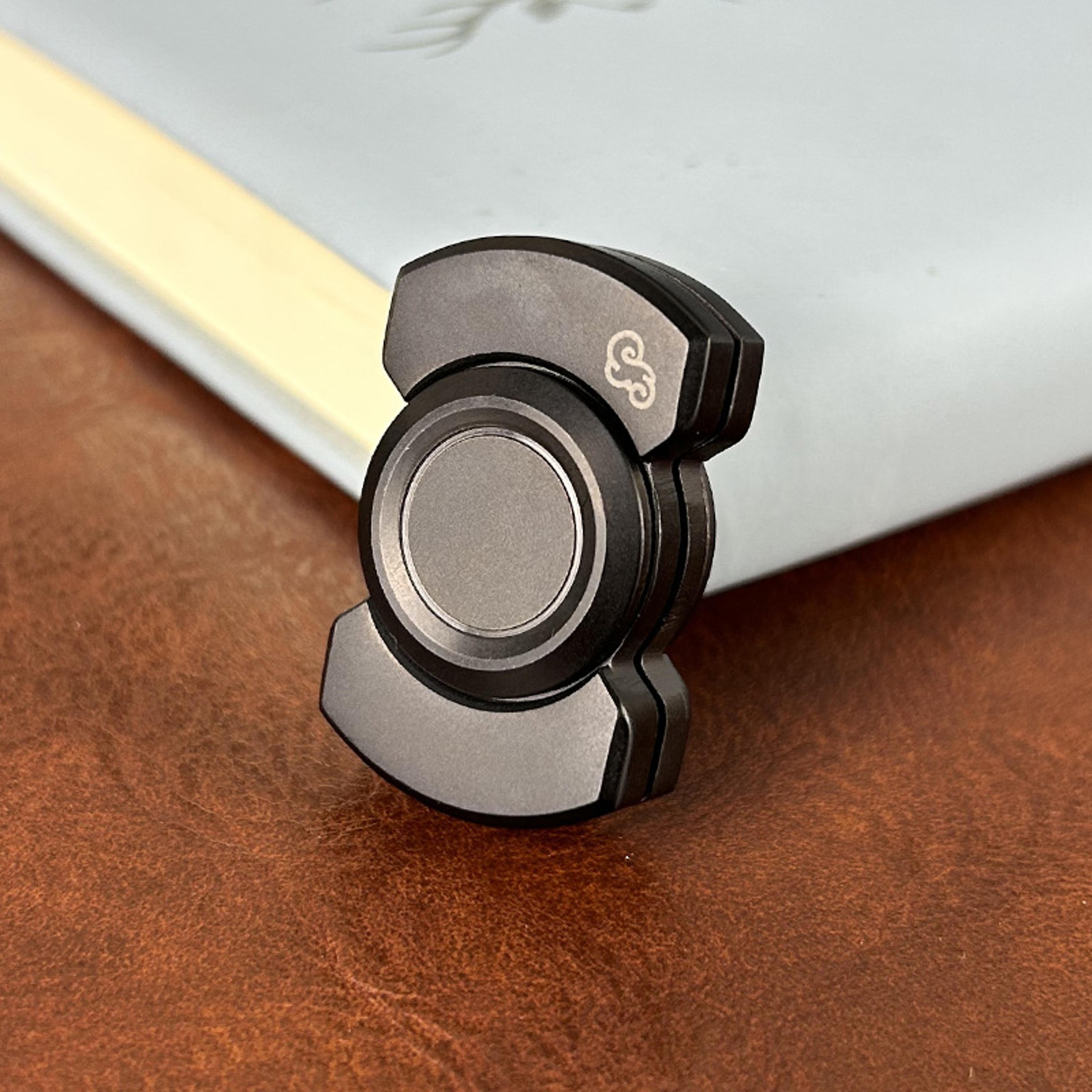 Stainless Steel Fidget Spinner Slider  Clicker Combo Metal Toy For Adult Anxiety Stress Relief  Off 6