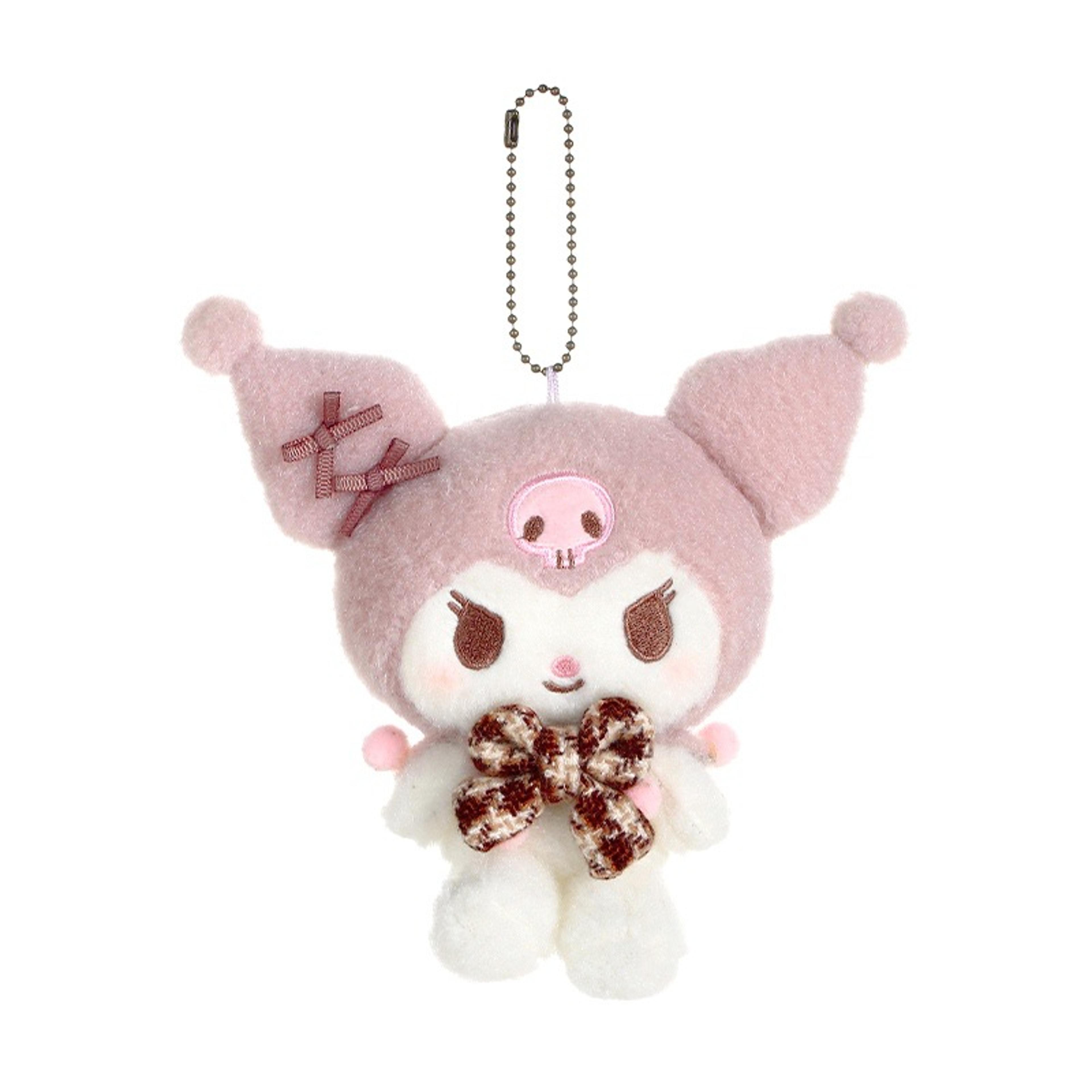 Kawaii Hello Kitty Kuromi Plush Keychain Sanrioed Cute Doll Pendant For Bags Kids Car Gifts  Christ 14