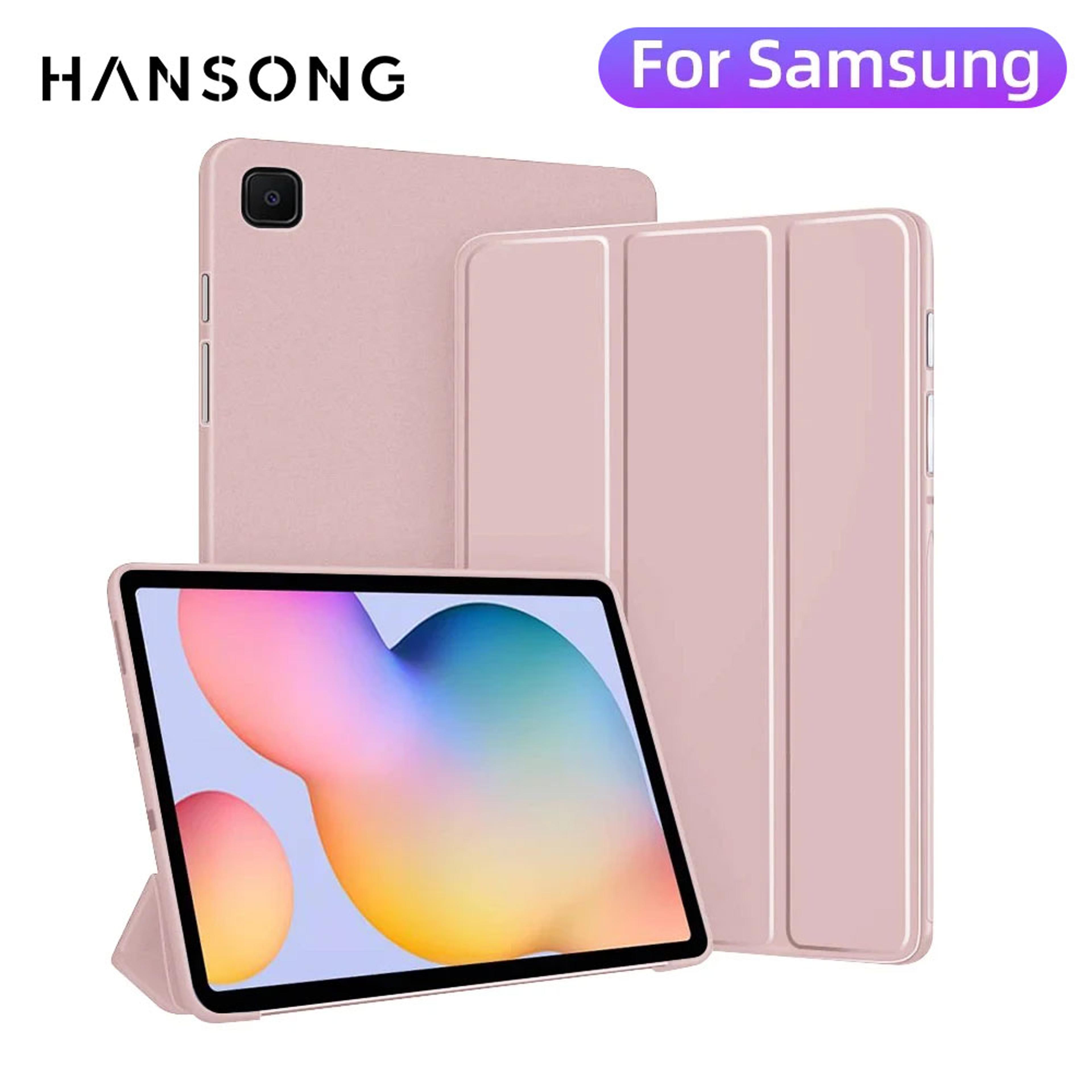 slim pu leather case fit samsung galaxy tablet with smart auto sleep wake function & adjustable stand cover