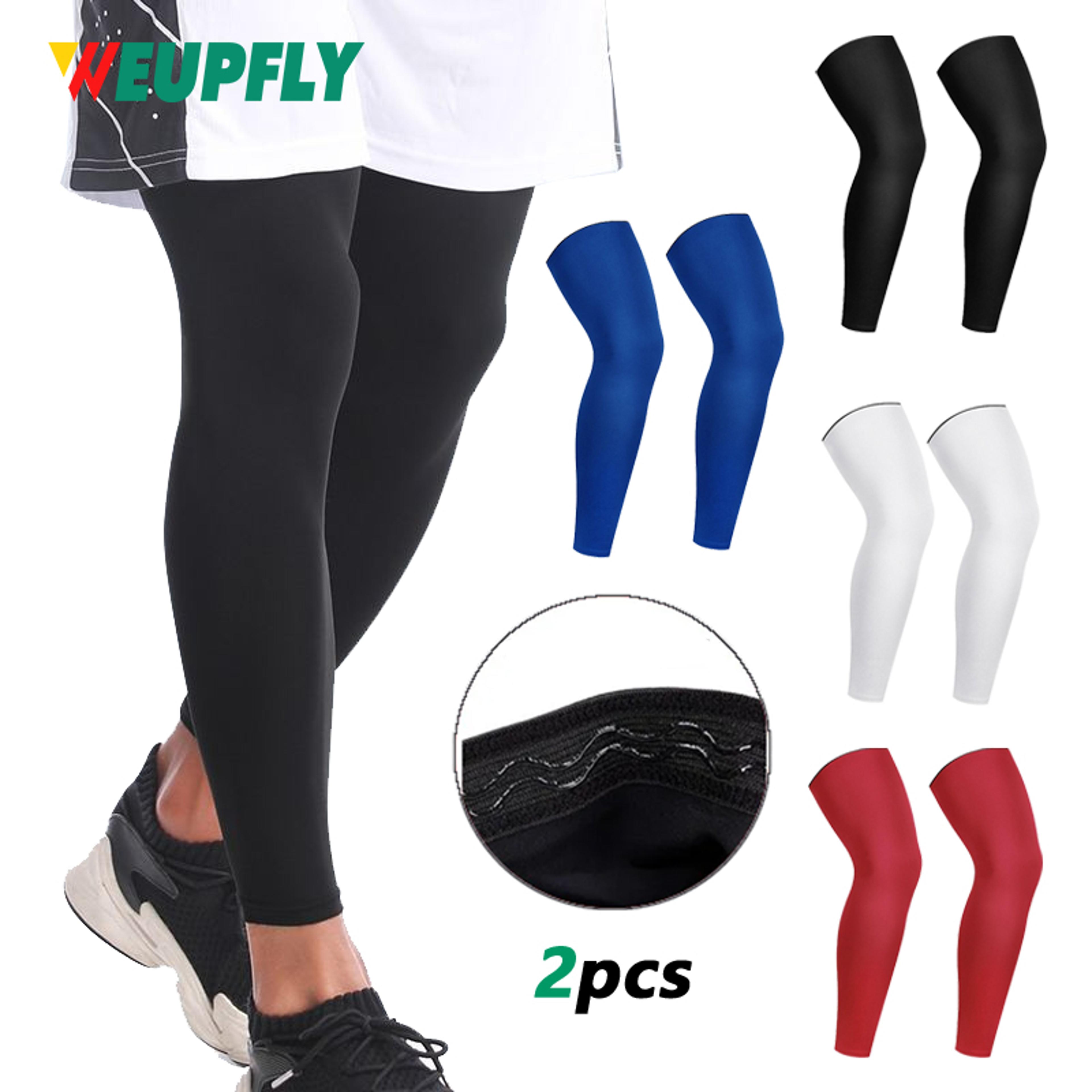 compression leg sleeves for men and women, knee and calf support for running, sports, basketball, pain relief