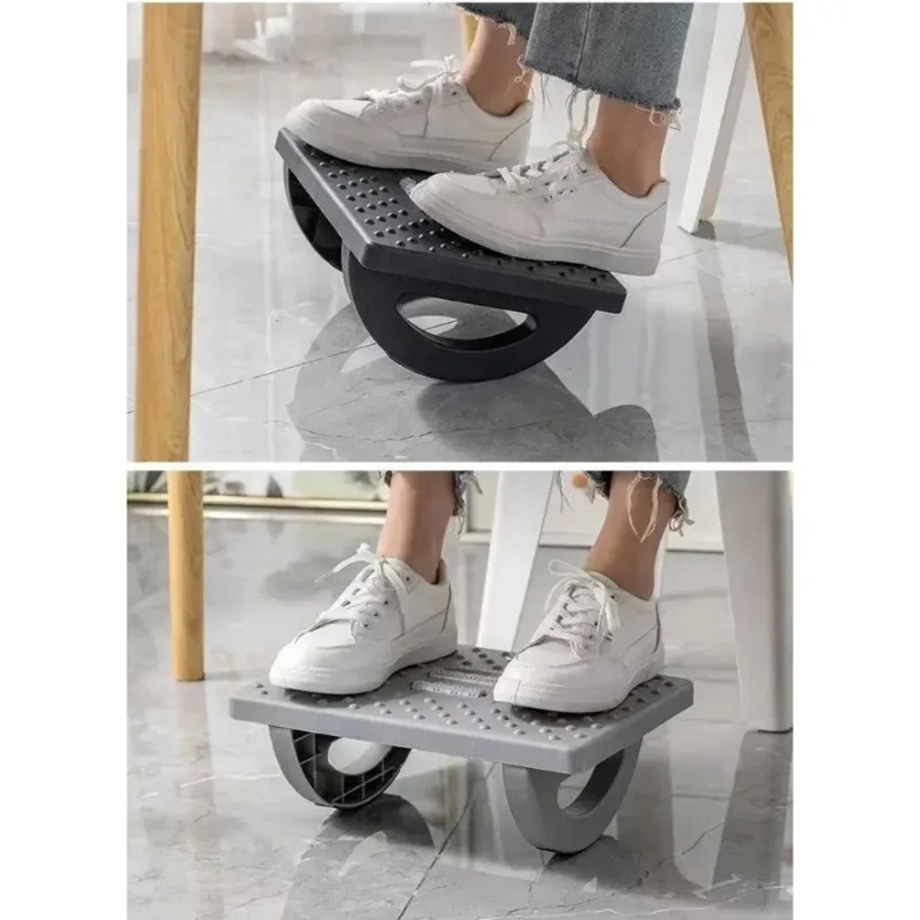 Ergonomic Under Desk Foot Rest 180 Rocking Pedal With Massage Rollers For Leg Relaxation Office Cha 3
