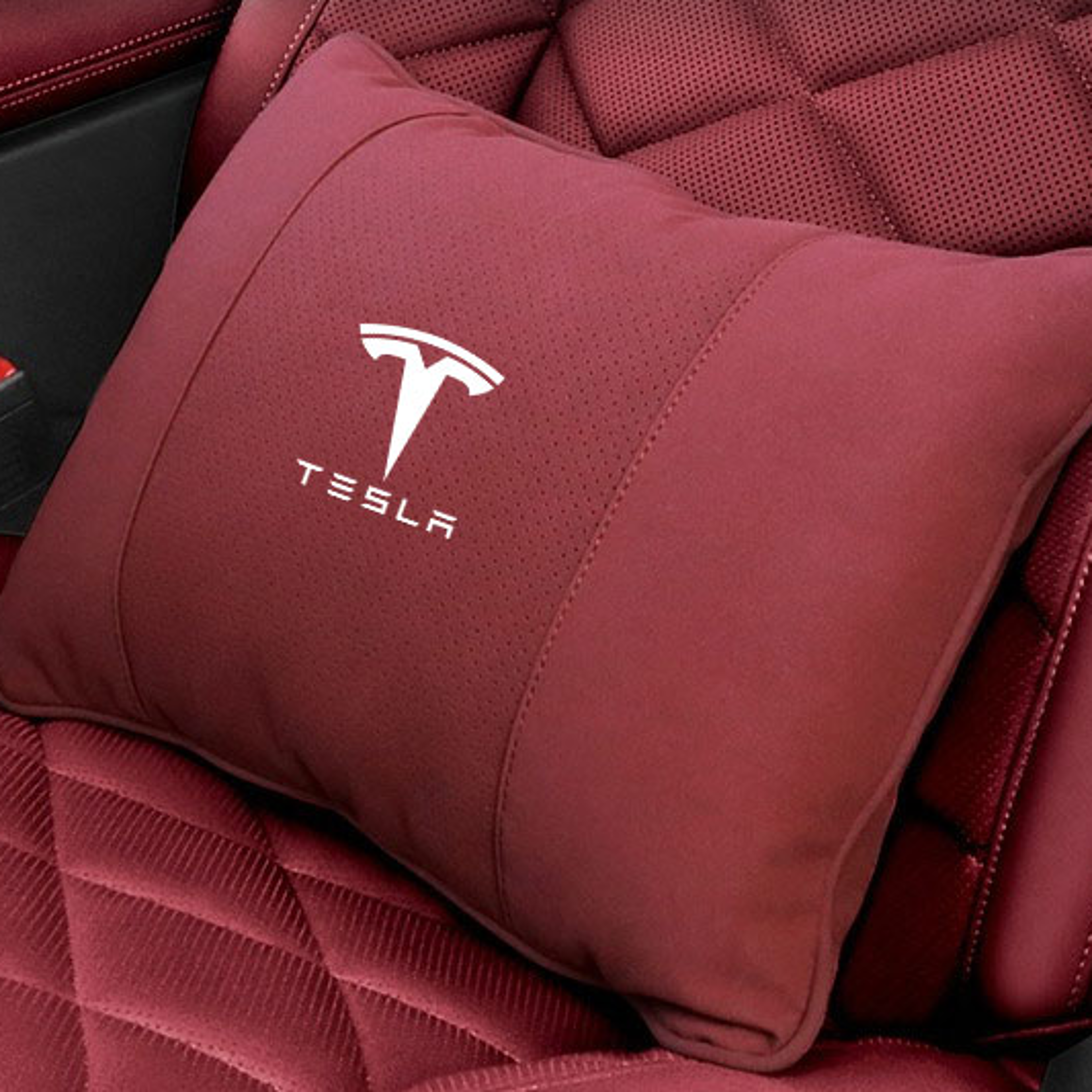 For Tesla Model 3 Model Y Model S Model X Car Headrest Neck Support Seat Soft Neck Pillow Automobile