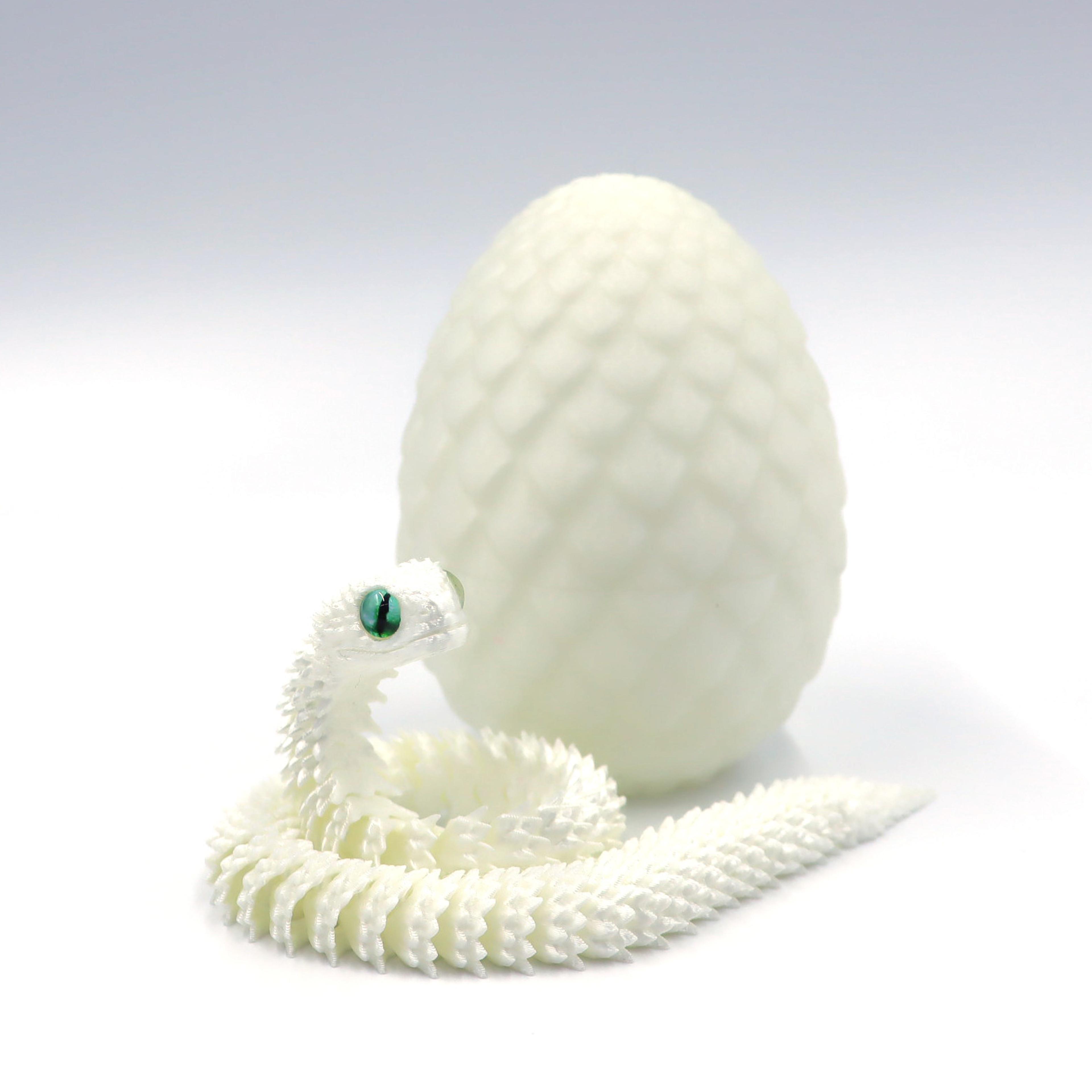 Rotating Printing Snake Eggs Anime Figures Articulating Home Decor Items 9