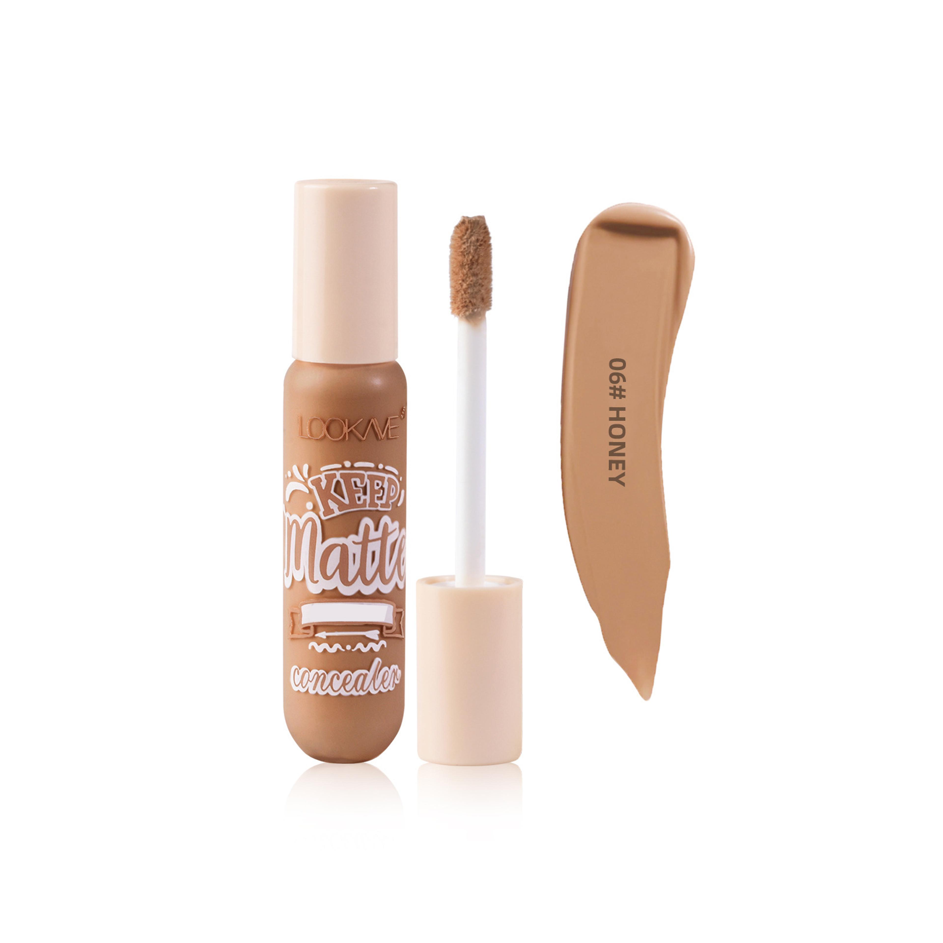 Natural Matte Concealer Cream Moisturizing Full Coverage Acne Dark Circle 9