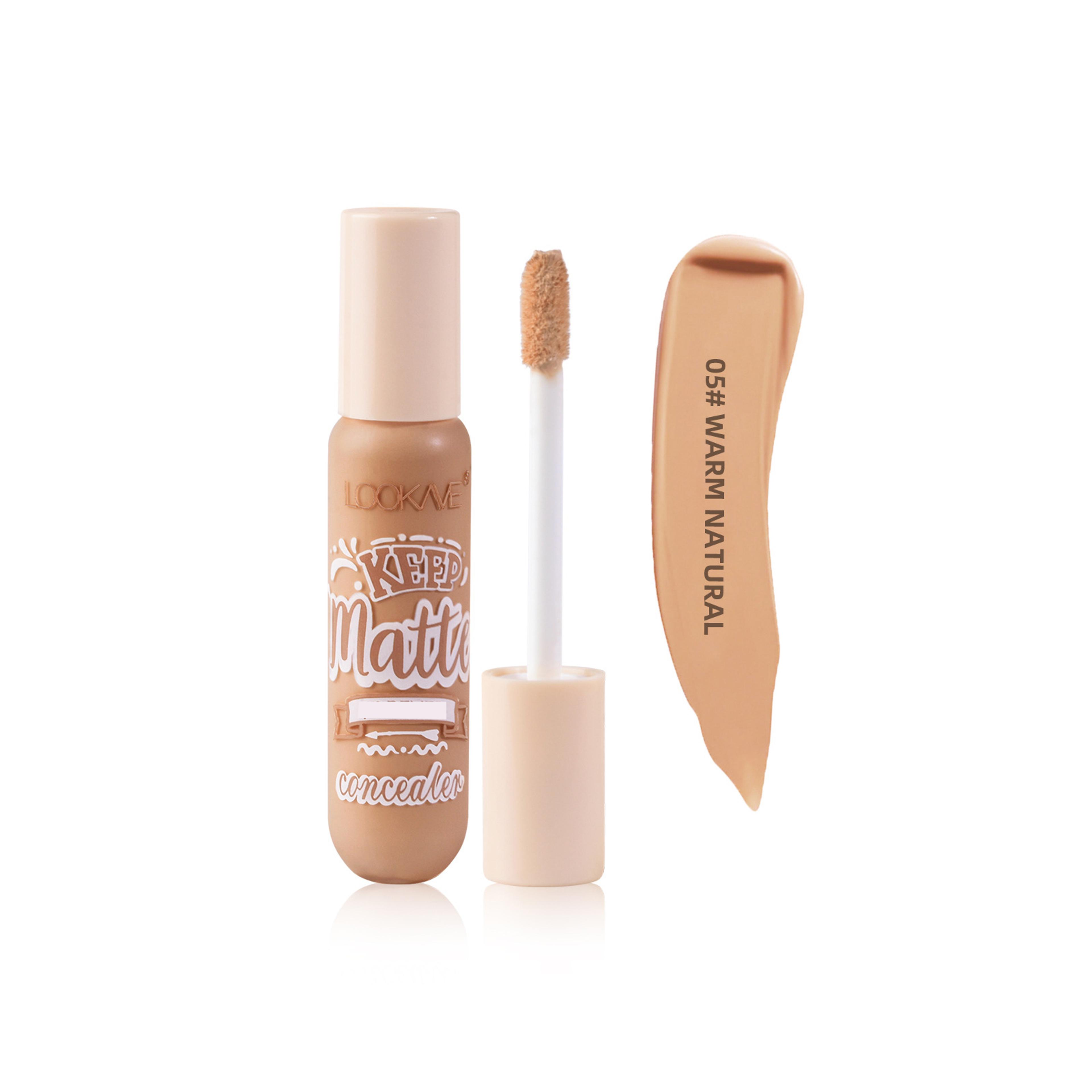 Natural Matte Concealer Cream Moisturizing Full Coverage Acne Dark Circle 10