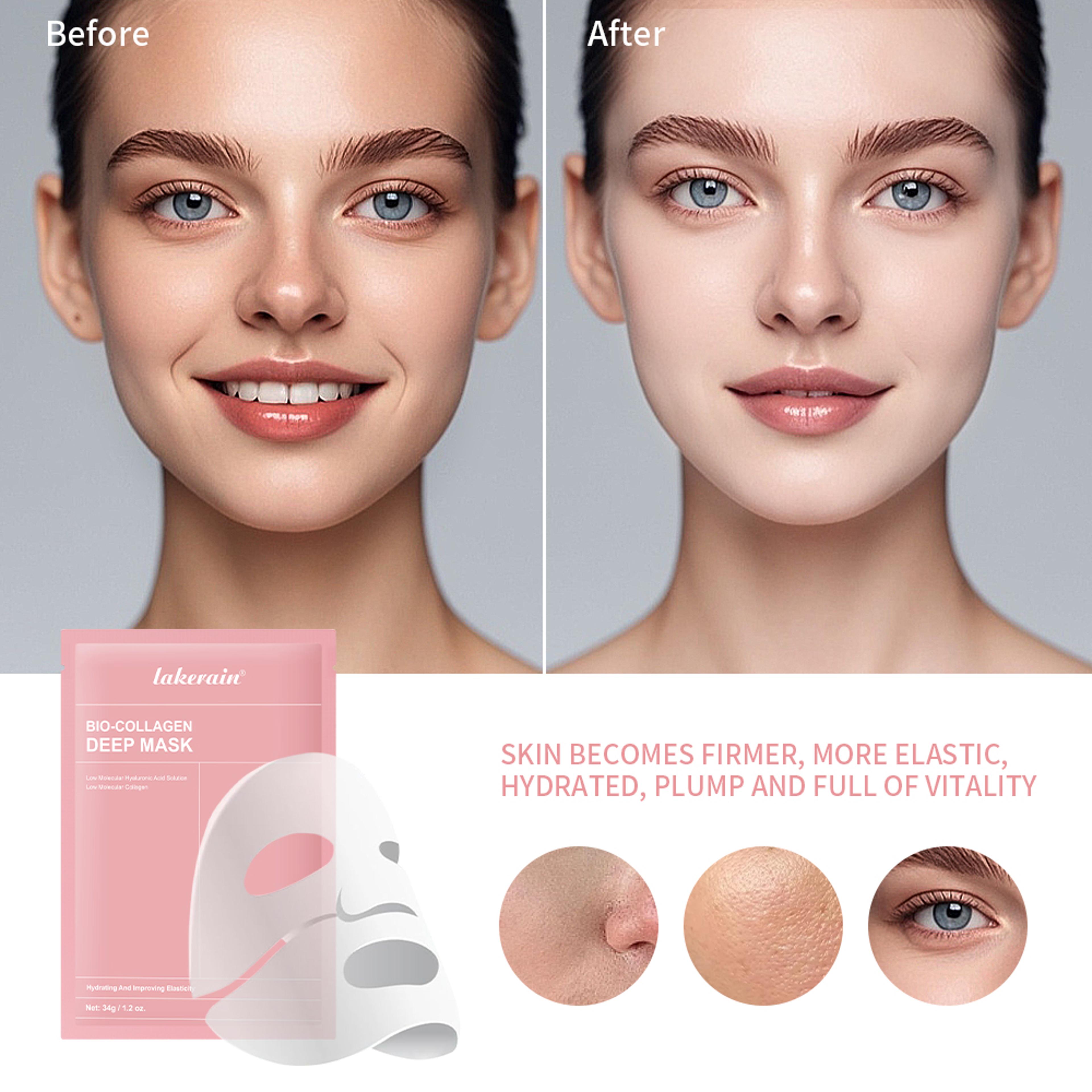 Collagen Hydrating Overnight Hydrogel Mask BioCollagen Real Deep Mask For Elasticity Pore Minimizin 1