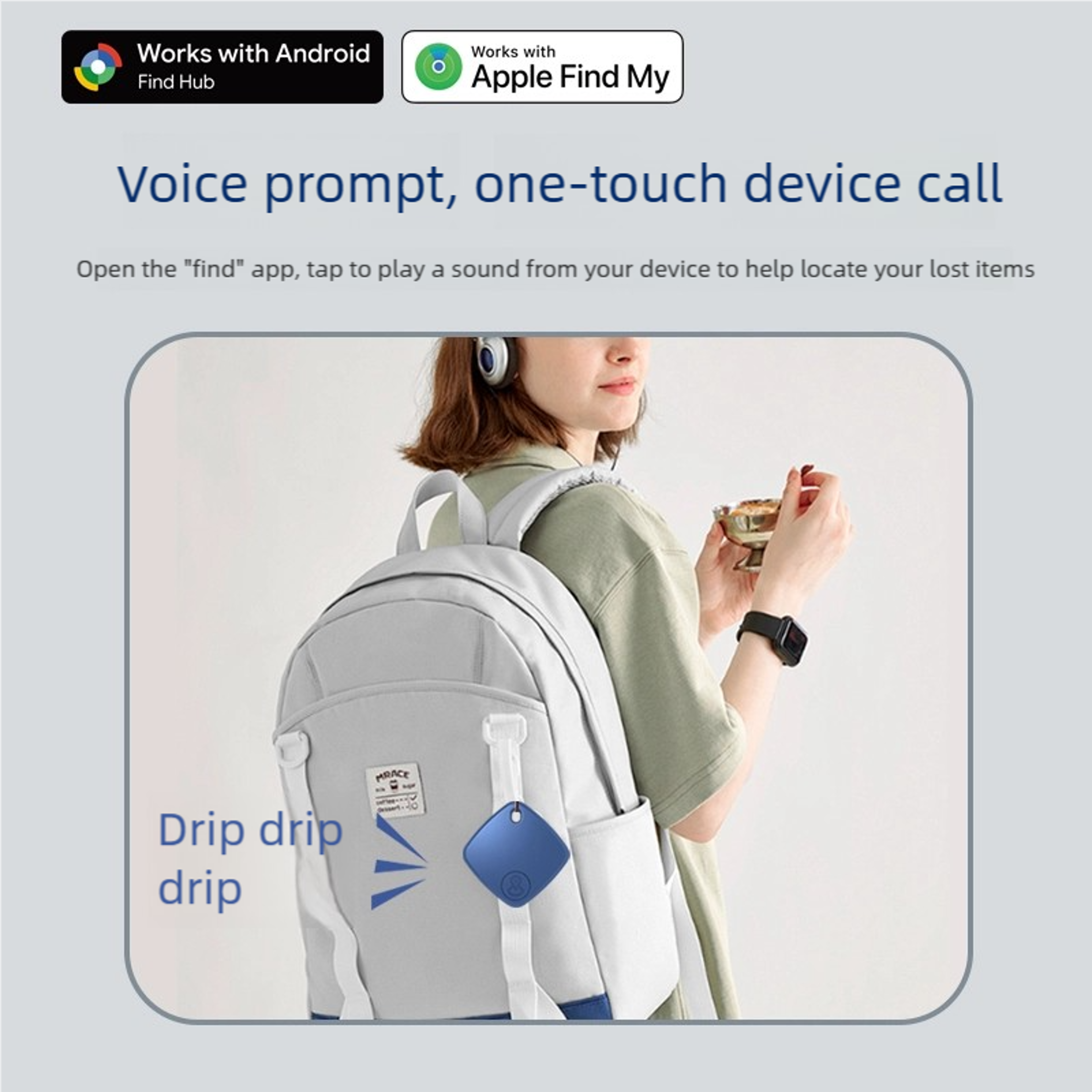 Bluetooth Air Tag Locator For Pets Key Wallet Reminder Device For IOS Android Finder 3