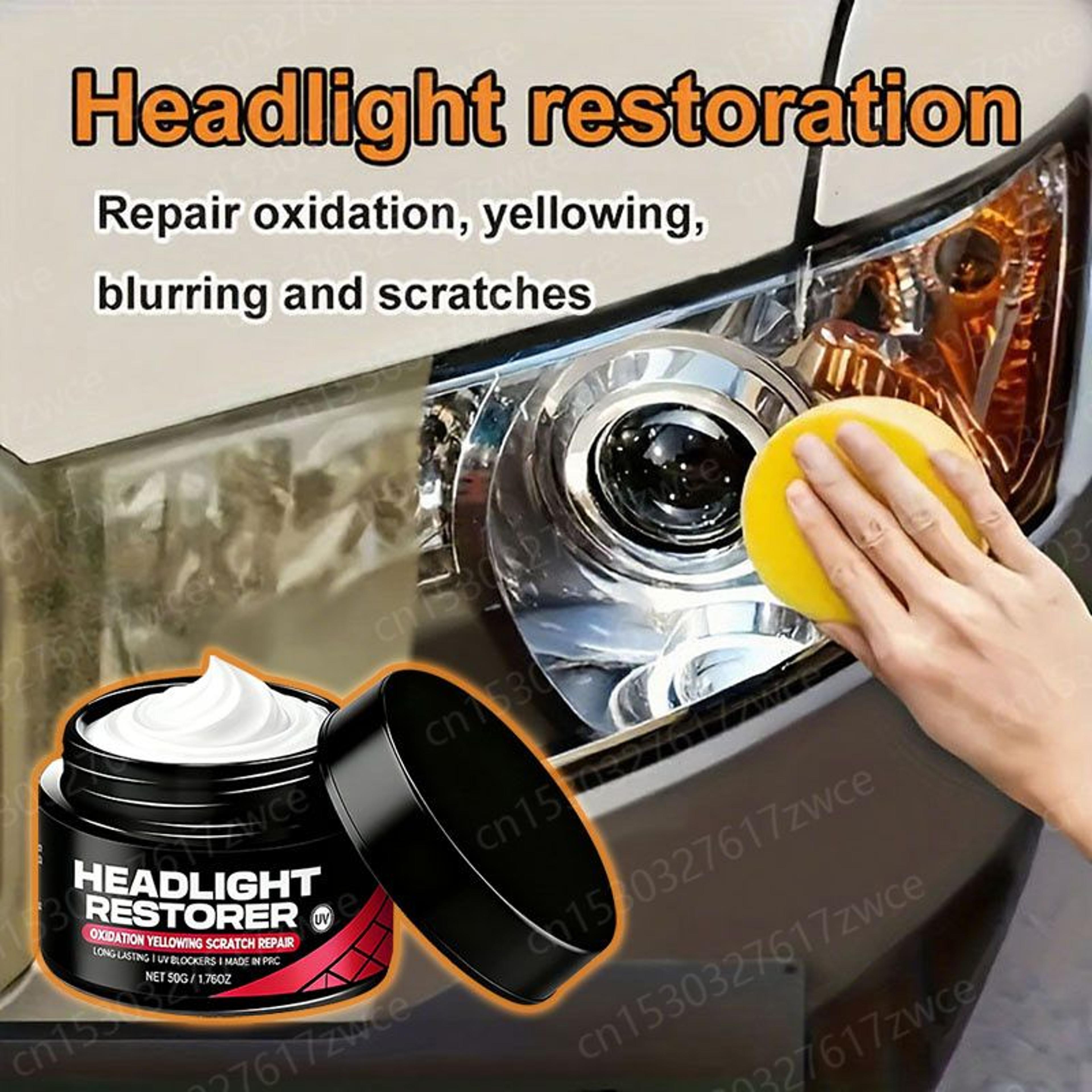 Professional Car Headlight Restoration Kit Remove Yellowing Oxidation  Defogging For CrystalClear L 6