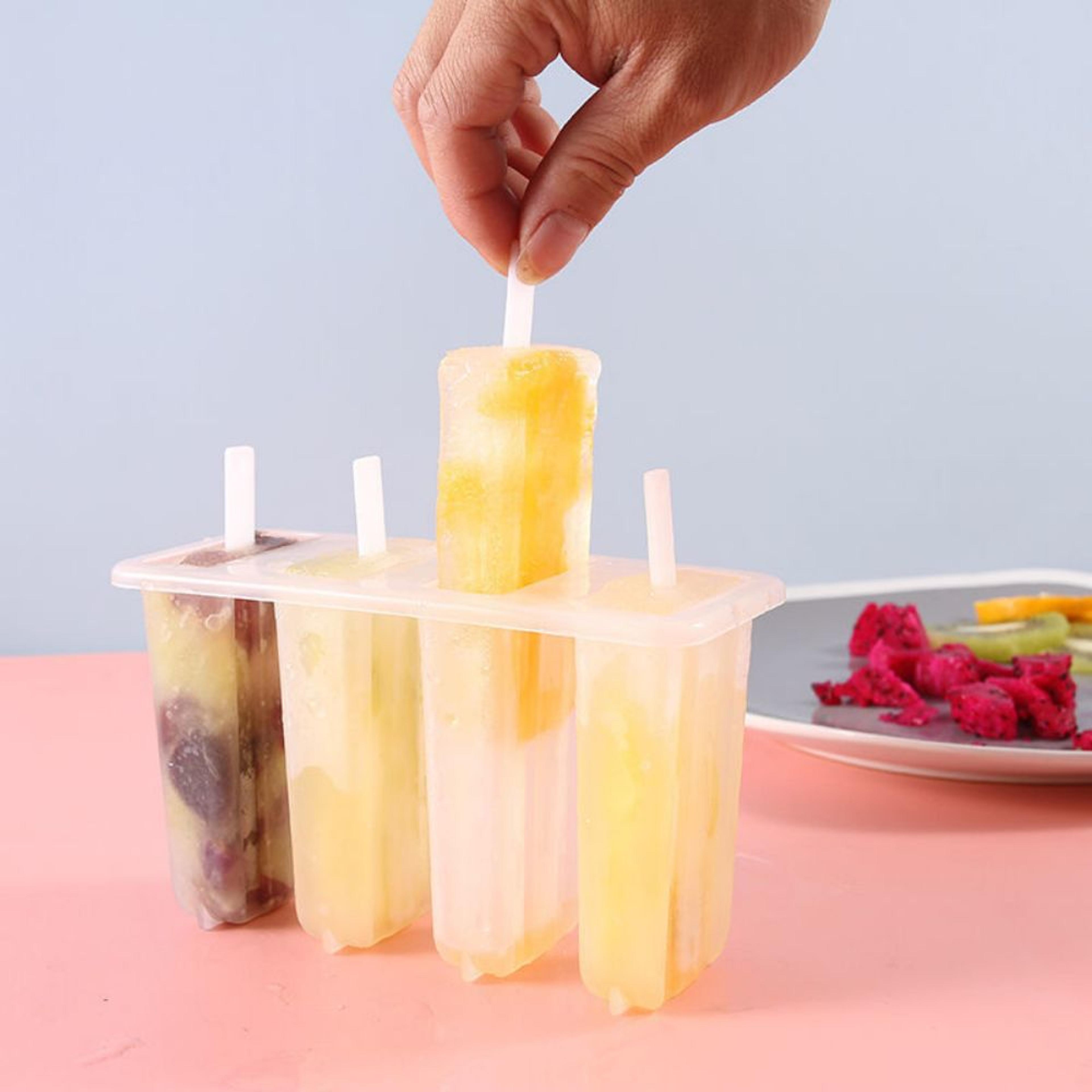 cavity popsicle mold with lid reusable ice cream mold for homemade frozen treats