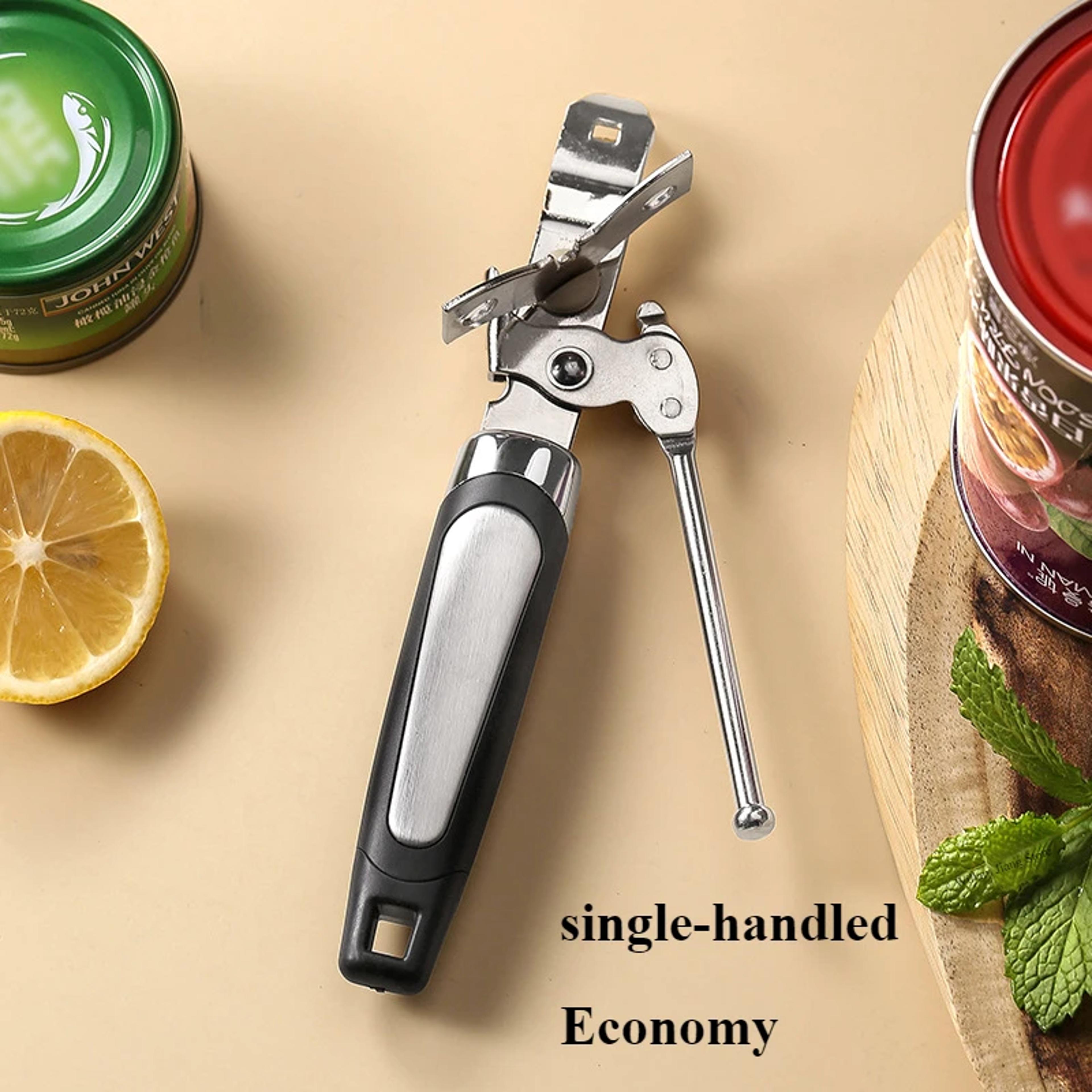Professional Stainless Steel Manual Can Opener  Multifunction Kitchen Tool With Bottle Opener 4