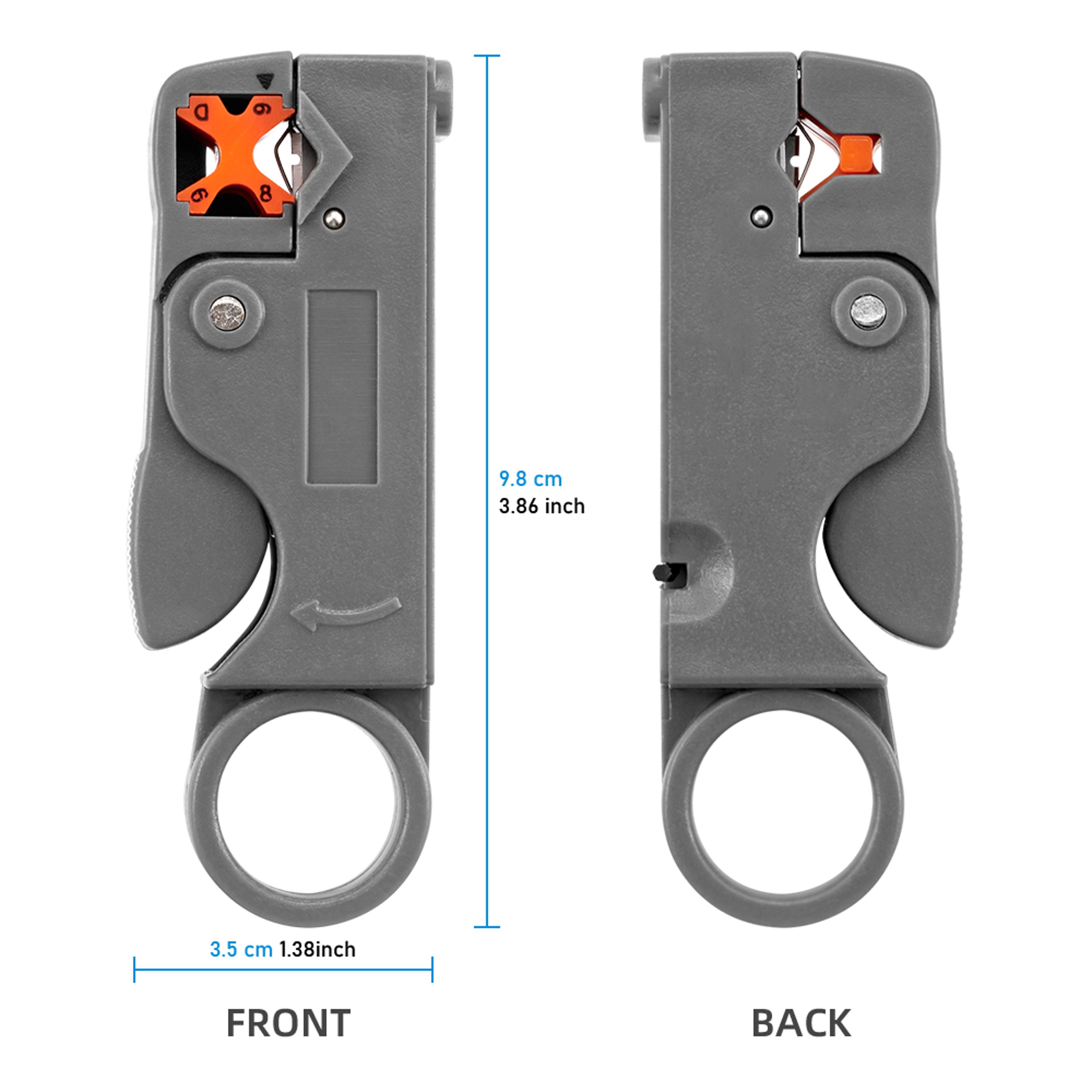Premium Stainless Steel Wire Stripper Pliers Multi Function Cable Stripping Tool With Insulated Ele 5