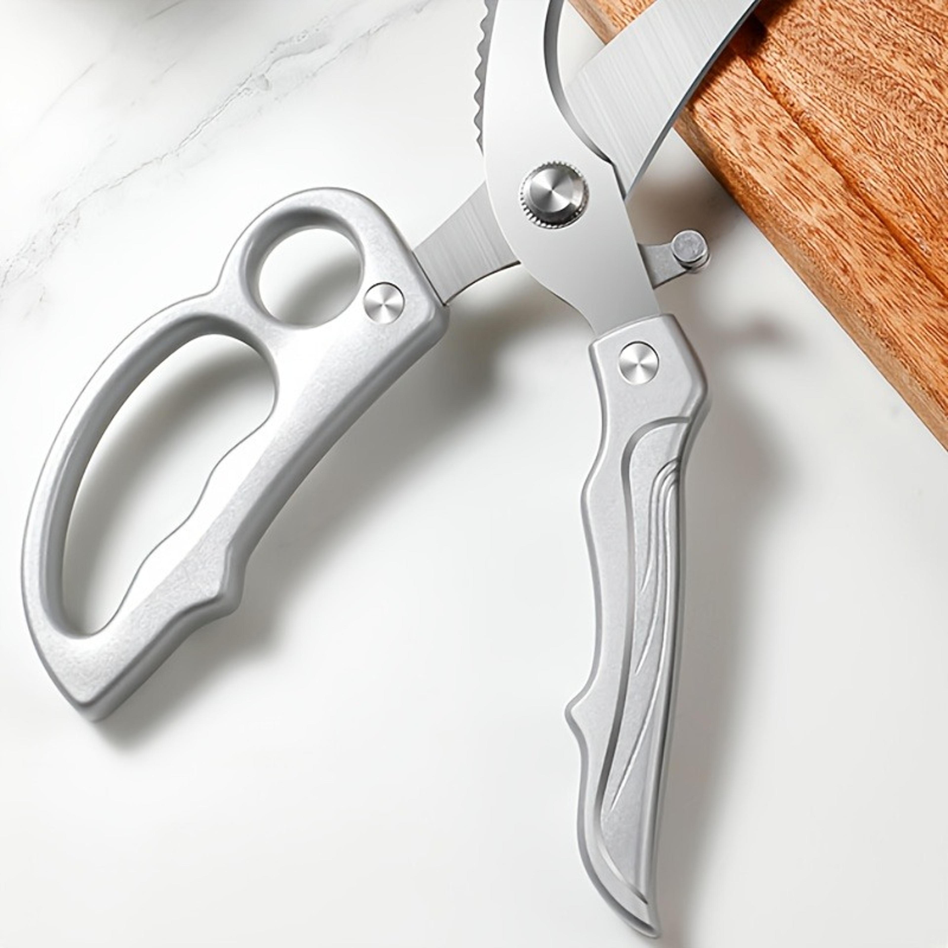 Heavy Duty Poultry Shears Pro Spring Loaded Kitchen Shears For Bones Fish  Shells 3