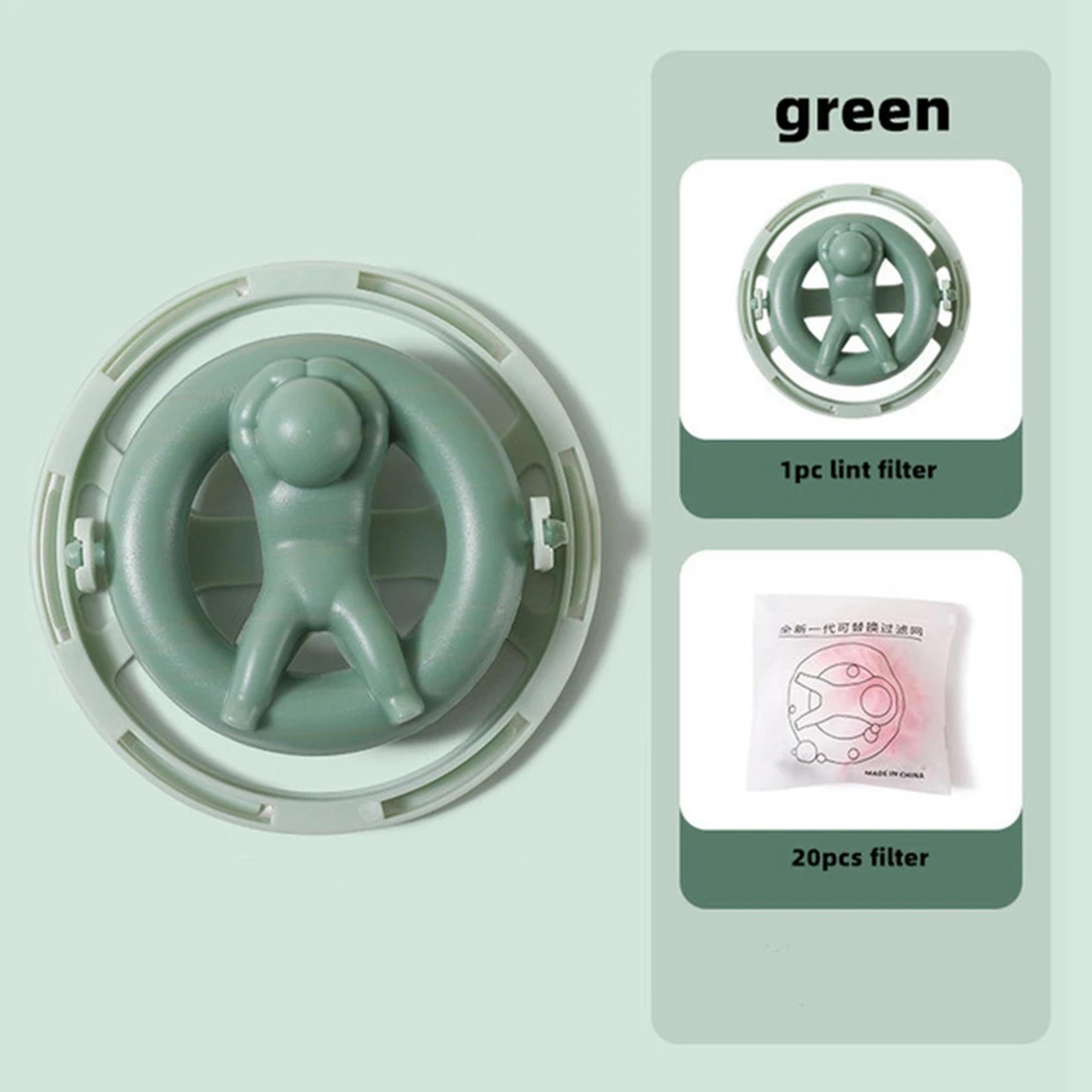 Premium Floating Mesh Washing Machine Lint Filter  Laundry Hair Remover Ball Bag 9