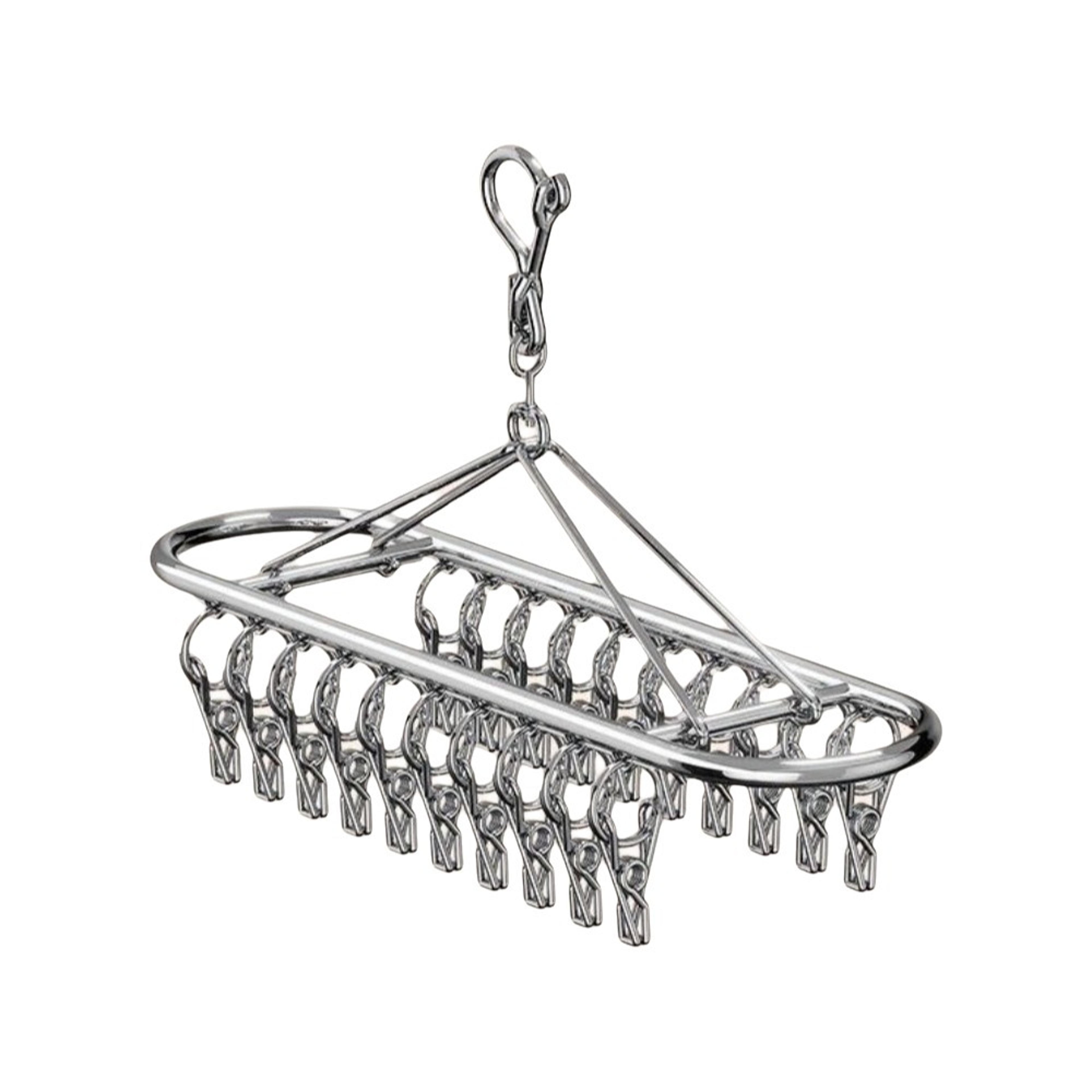 Stainless Steel Windproof Sock  Underwear Drying Rack Clip Laundry Clips Drying Holder 6