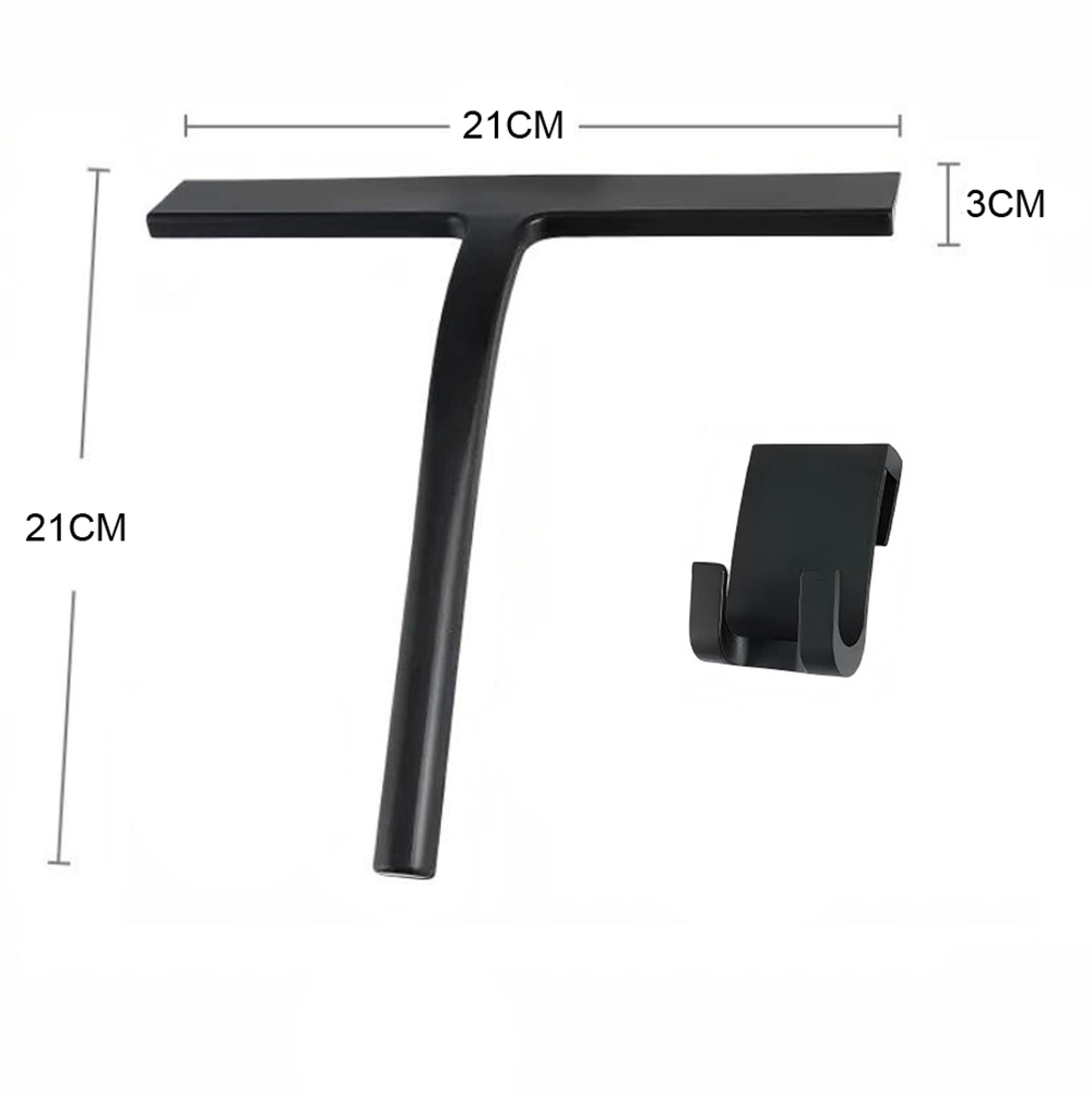Premium Rotating Shower Squeegee Glass Cleaning Tool With Silicone Holder Streak Free Bathroom Mirr 5