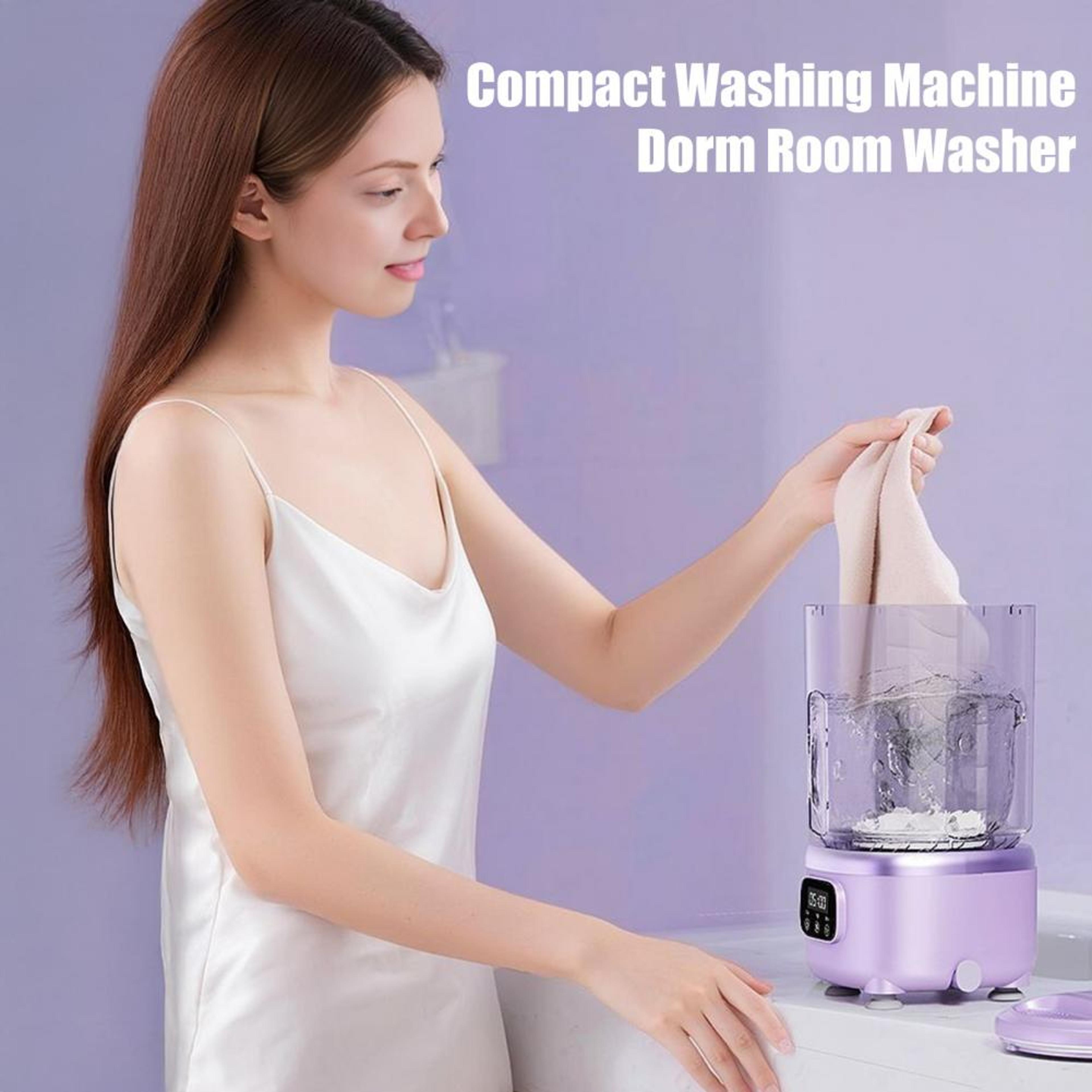 Rechargeable Mini Portable Washing Machine Travel Laundry Cup For Underwear Socks  Delicates 2