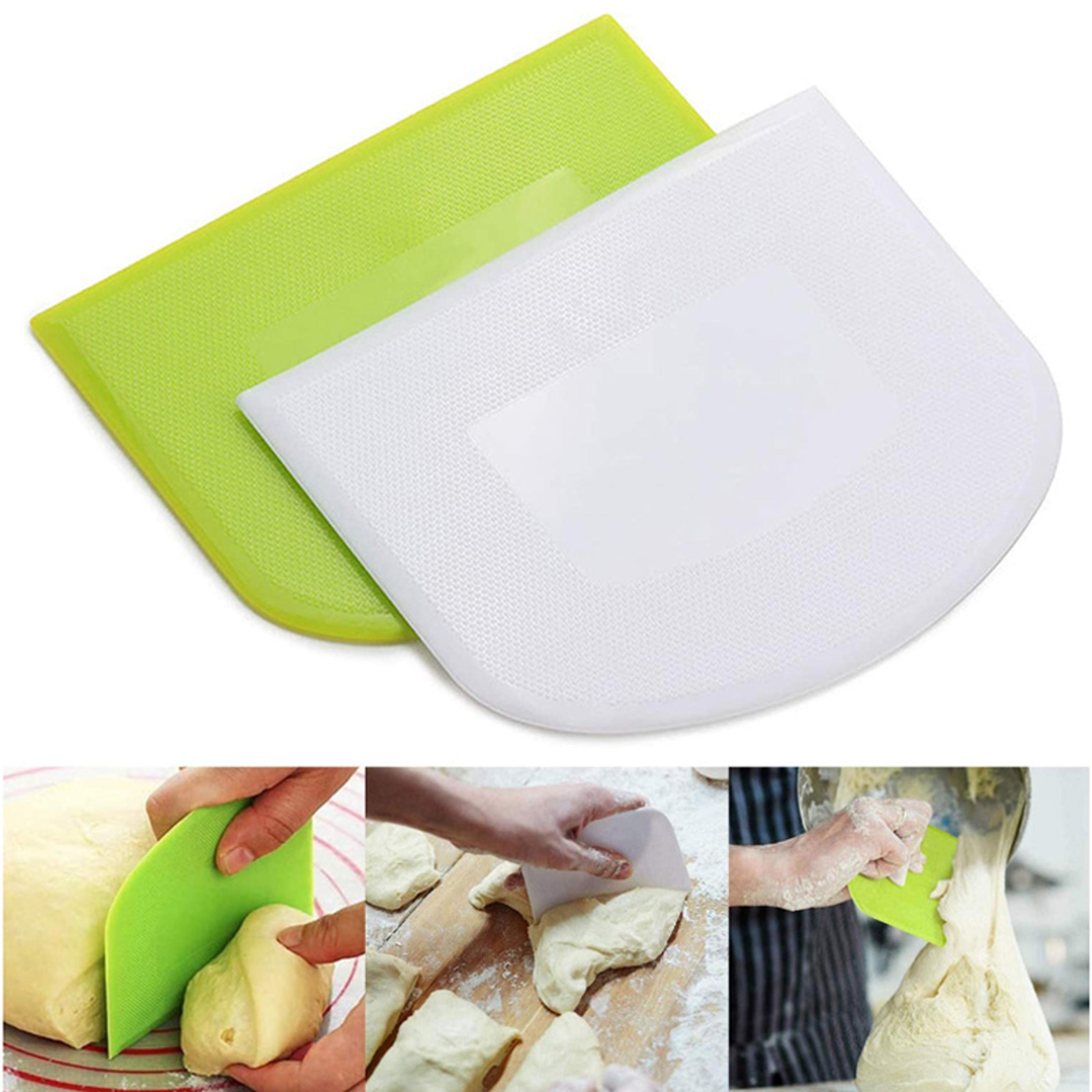 FlexiBake Food Grade Dough Scraper Set Flexible Bench Scraper  Bowl Scraper 1