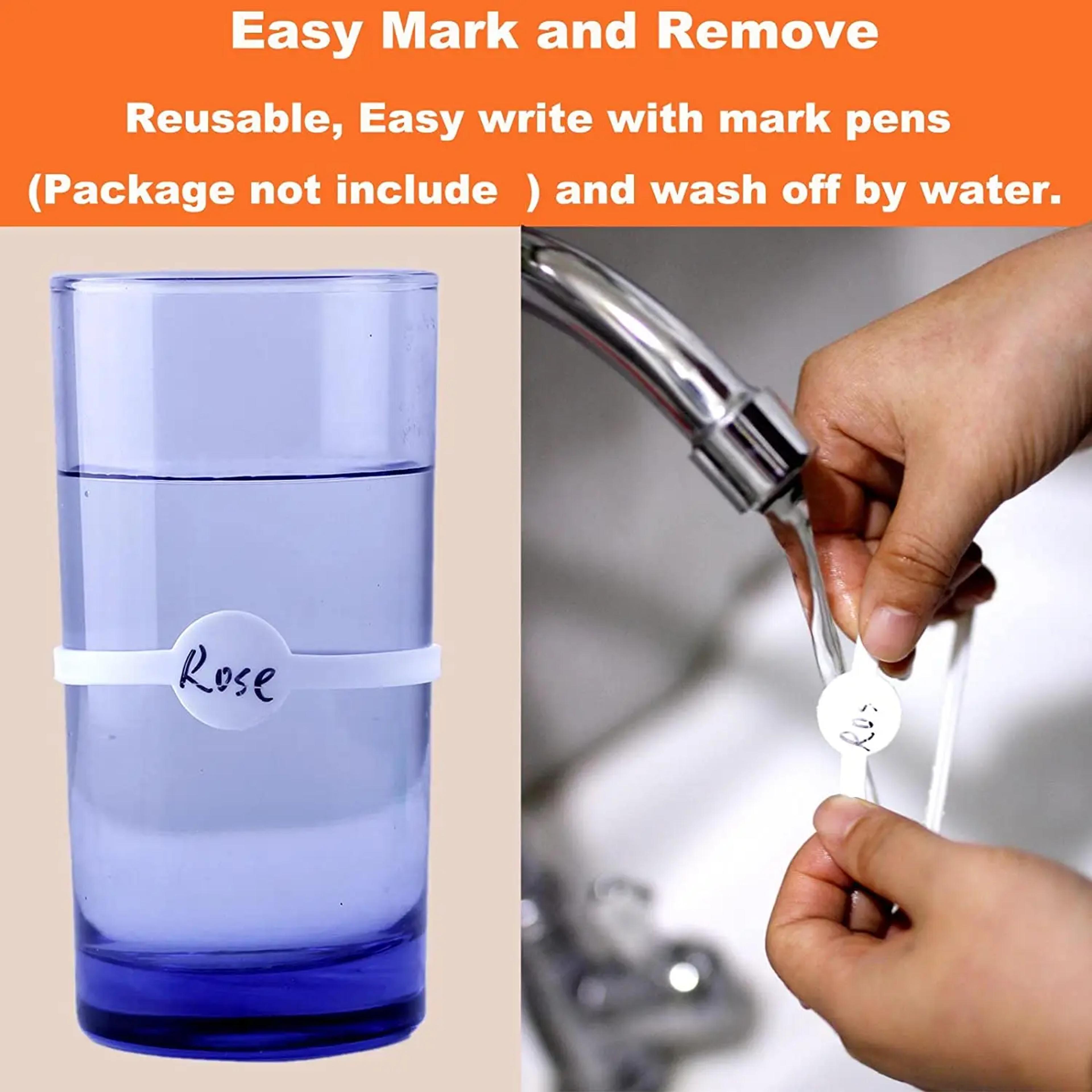 Silicone Drink Marker Charms Set For Wine Glasses And Cups Reusable Wine Glass Markers 3