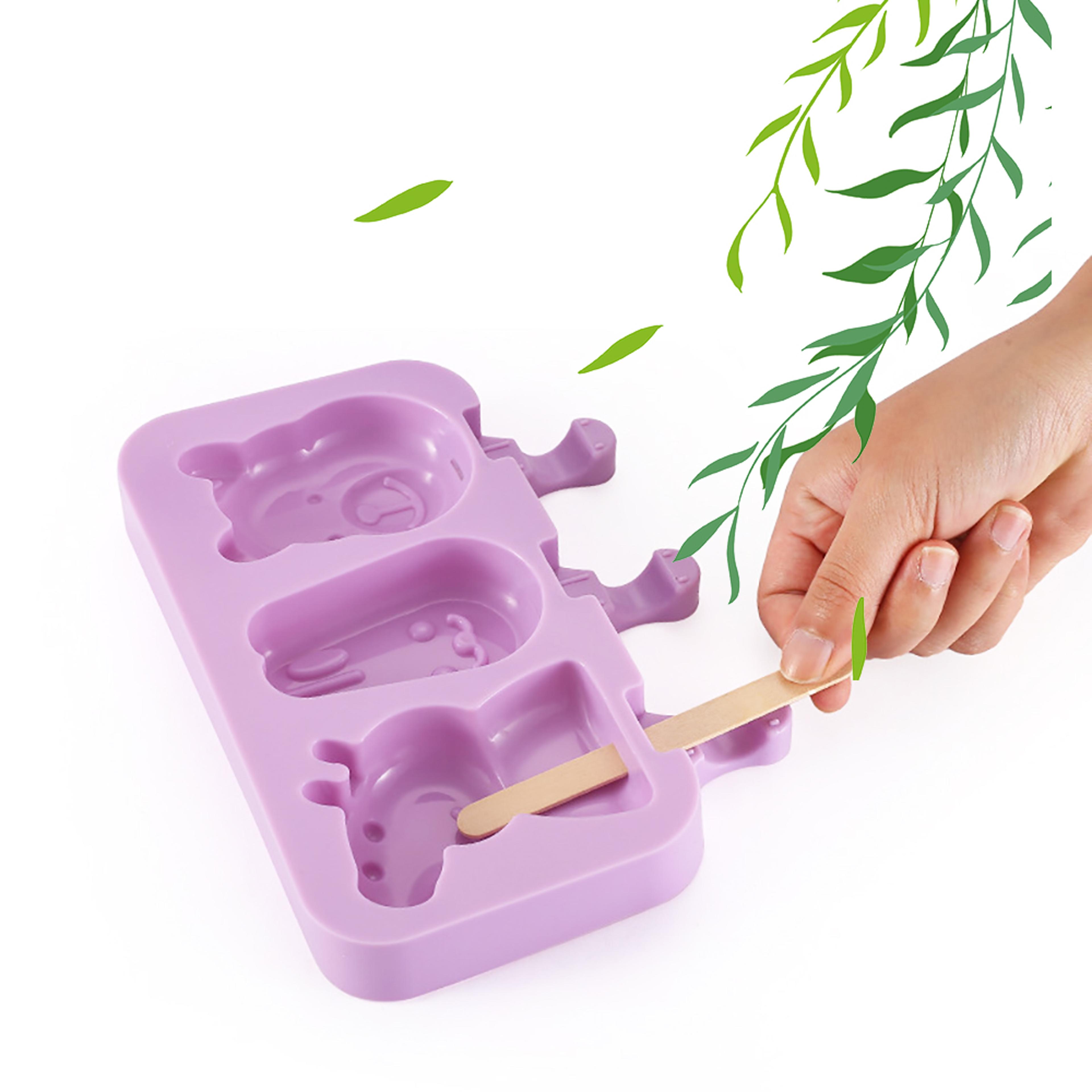 Fresh Freeze Silicone Popsicle Mold Set DIY Ice Pop Maker With Cavities 1