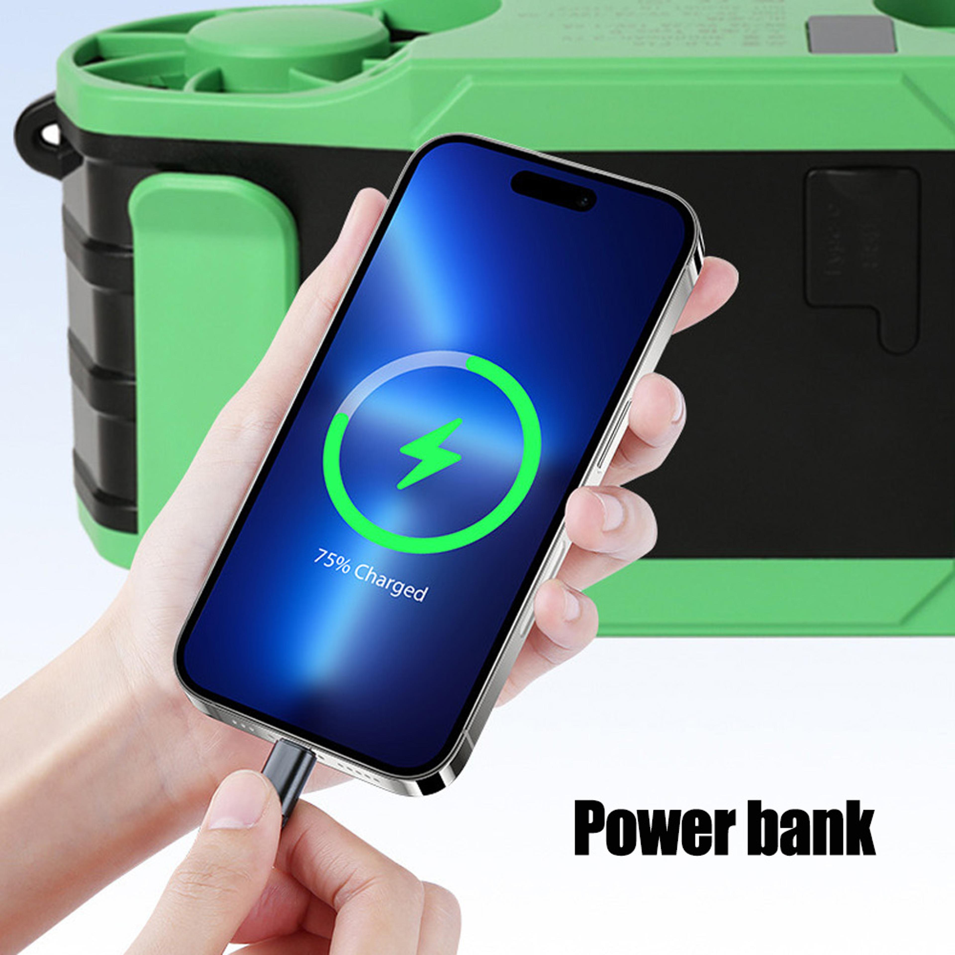 Portable Waist Fan Rechargeable Wearable Fan With Dual Airflow  Runtime 4