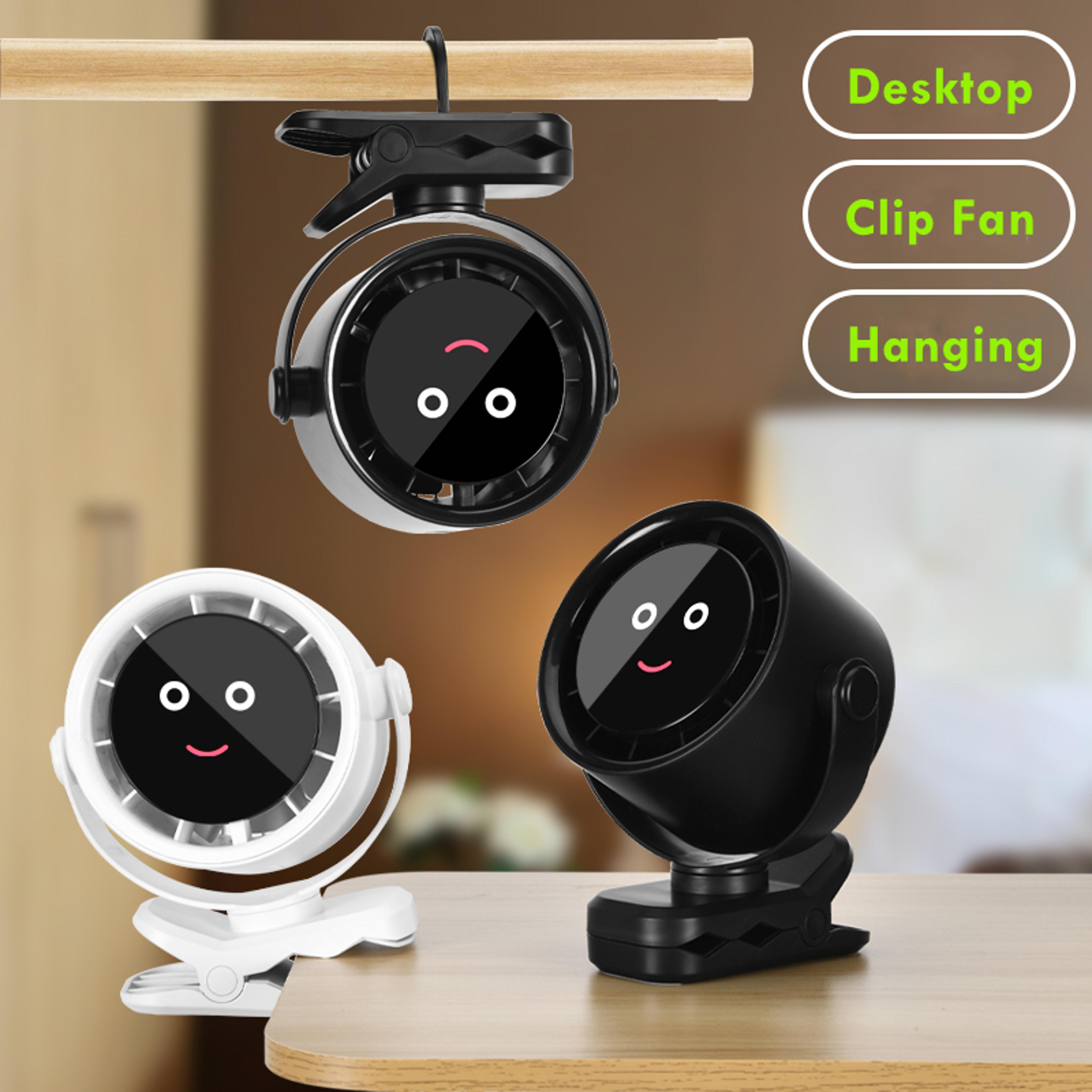 Portable Clip On Stroller Fan With Display Rechargeable Fan  Baby Stroller Fan 2