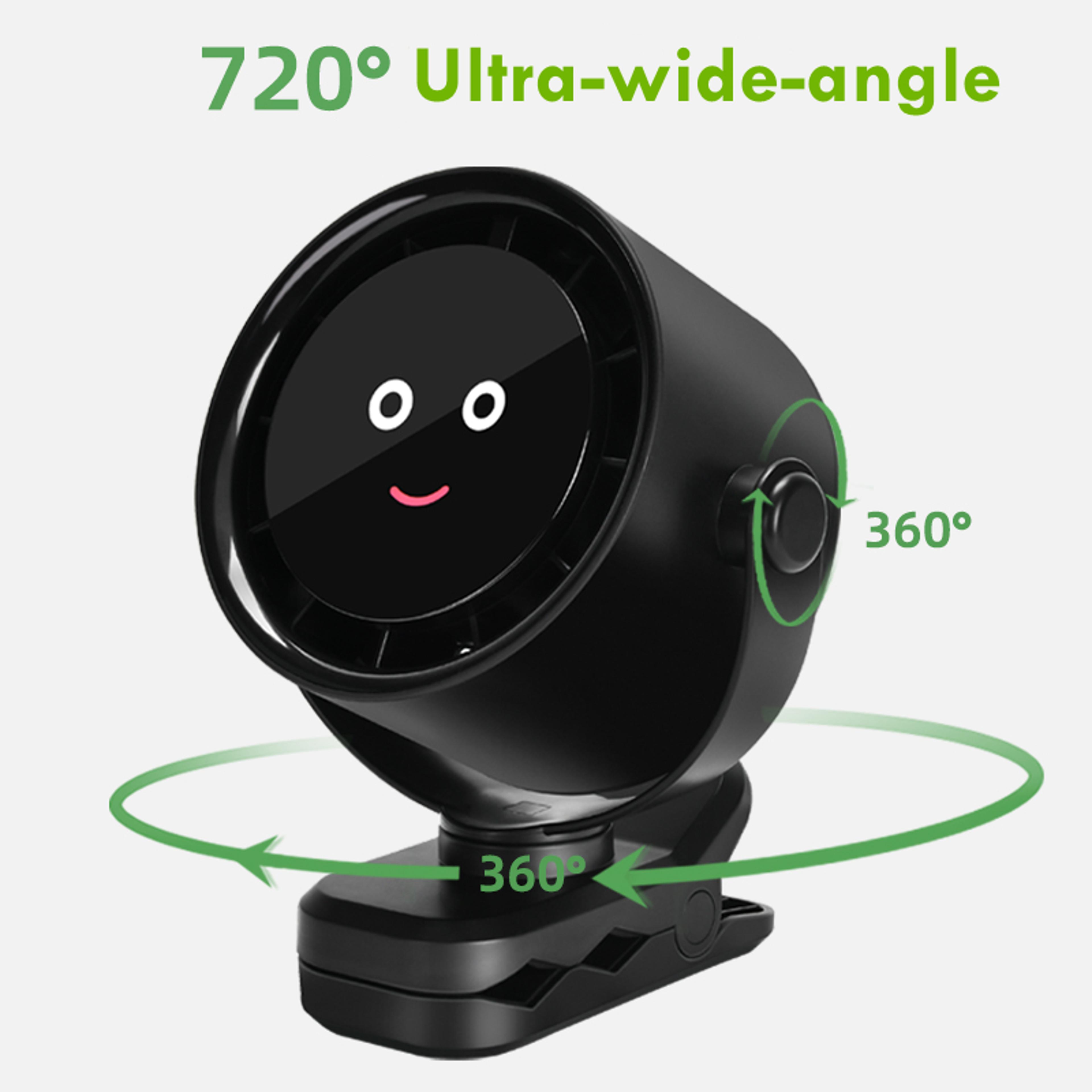 Portable Clip On Stroller Fan With Display Rechargeable Fan  Baby Stroller Fan 5