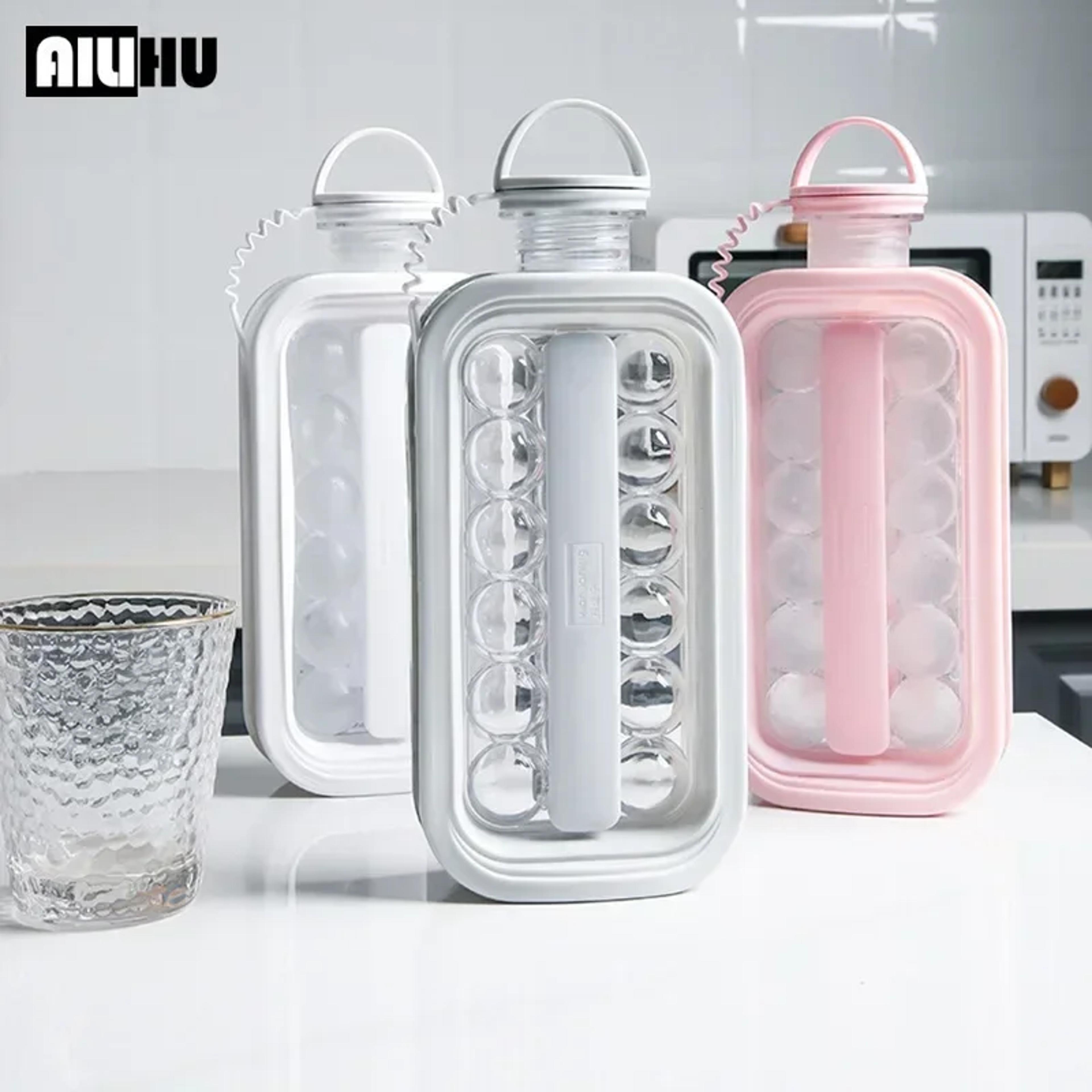 Ice Cube Maker Bottle  Portable Ice Storage Container 1