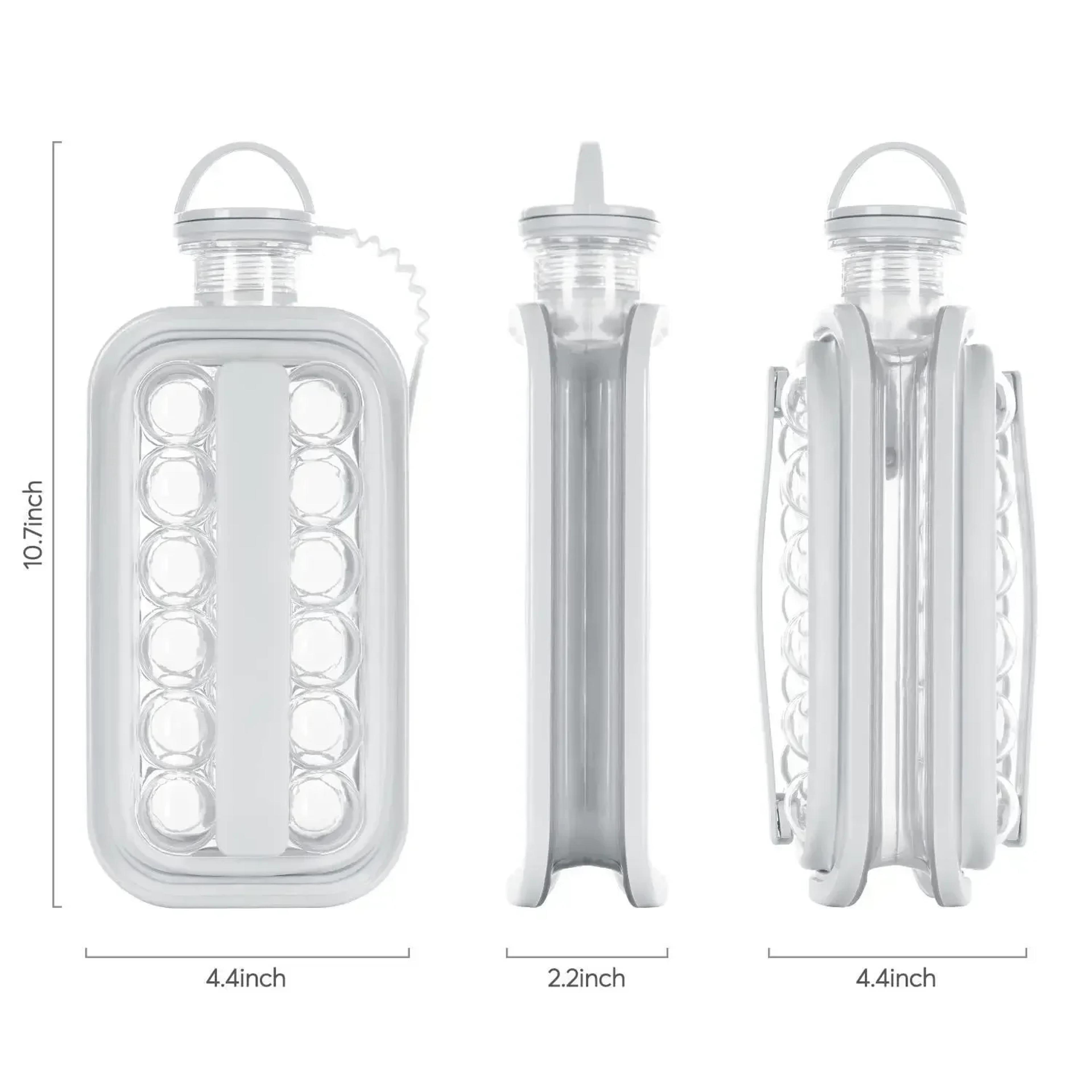 Ice Cube Maker Bottle  Portable Ice Storage Container 7