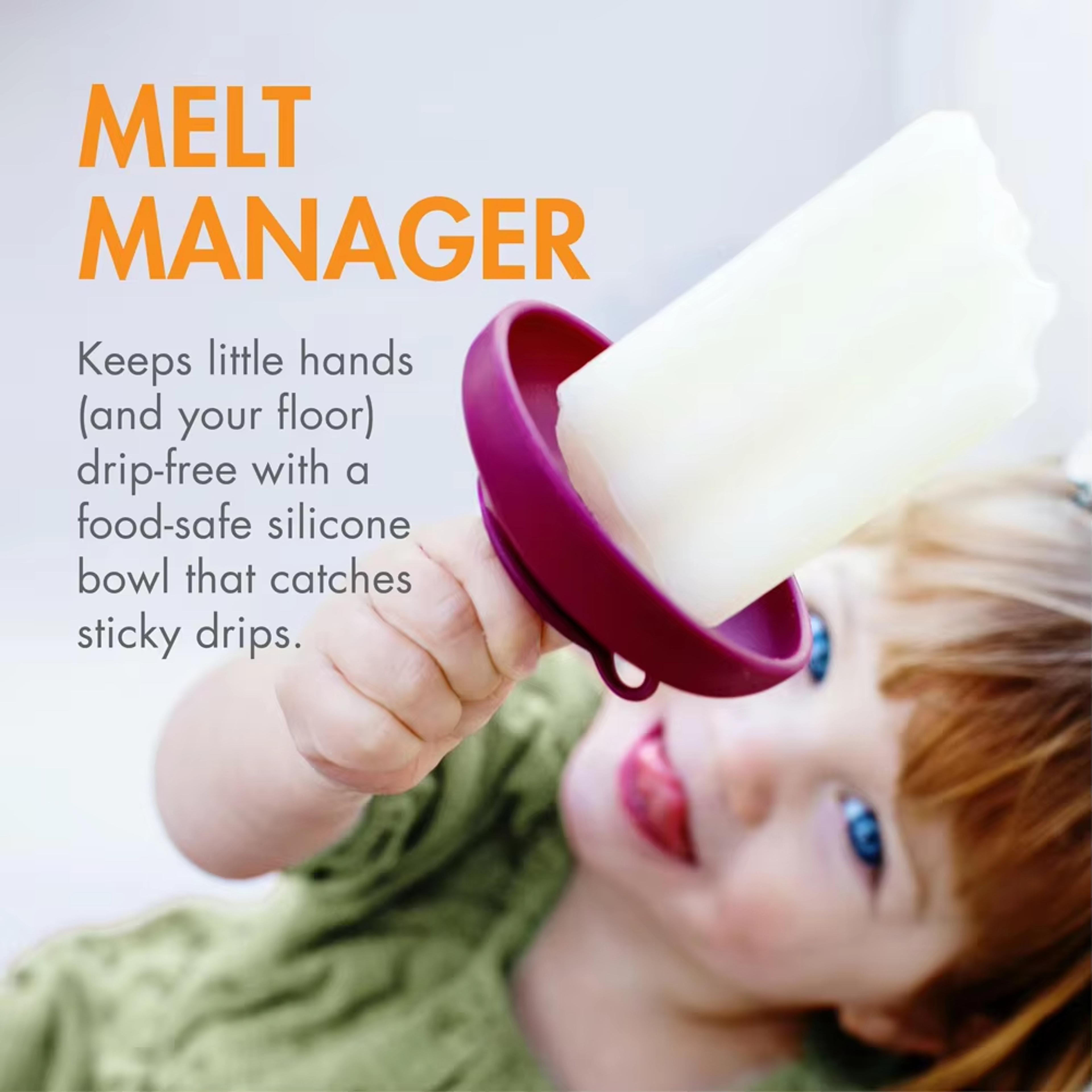Drip Guard Silicone Popsicle Holders Set Reusable Popsicle Holder For Kids  Summer Treats 1