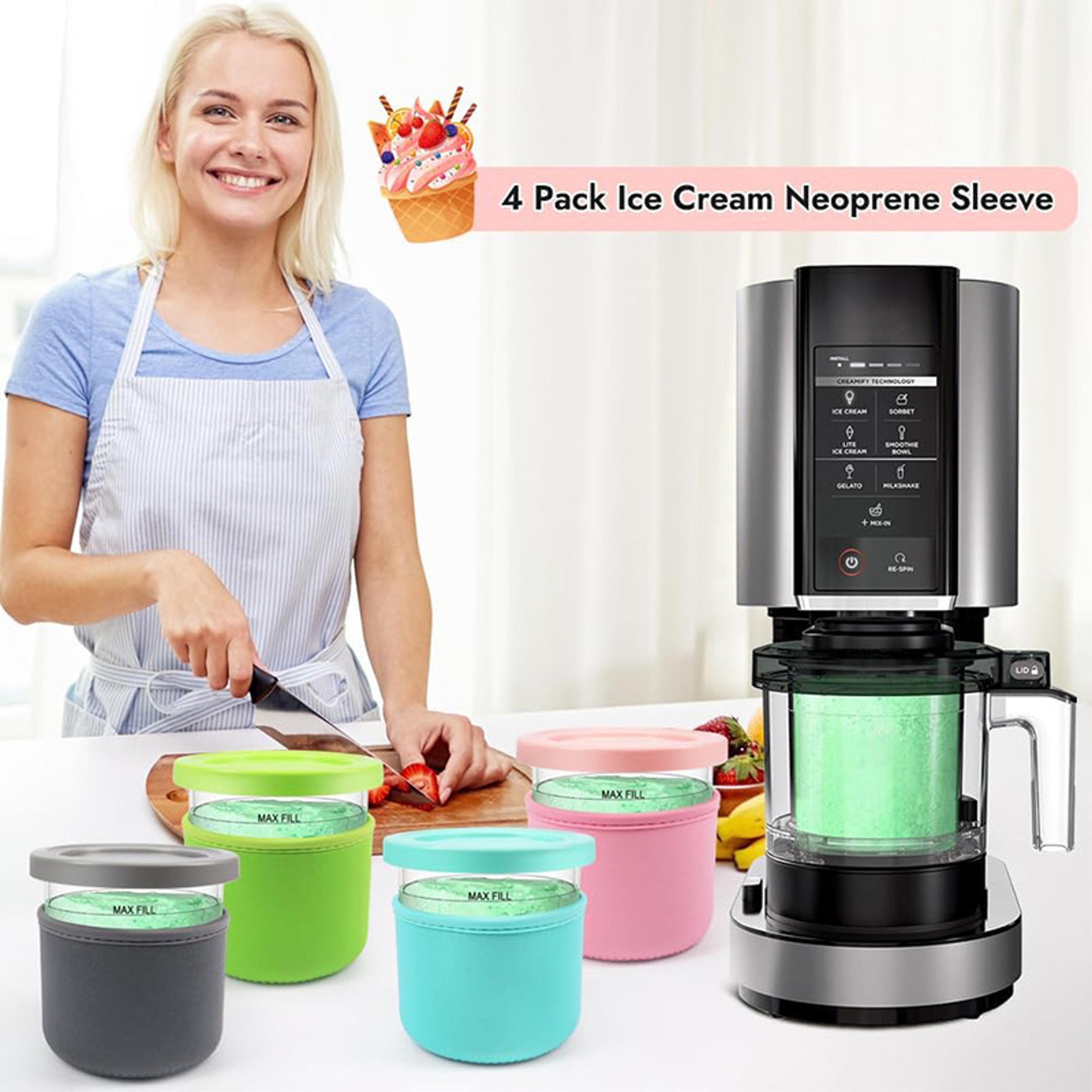 Ninja Creami Neoprene Sleeve Set Insulated Covers For Ice Cream Containers 1