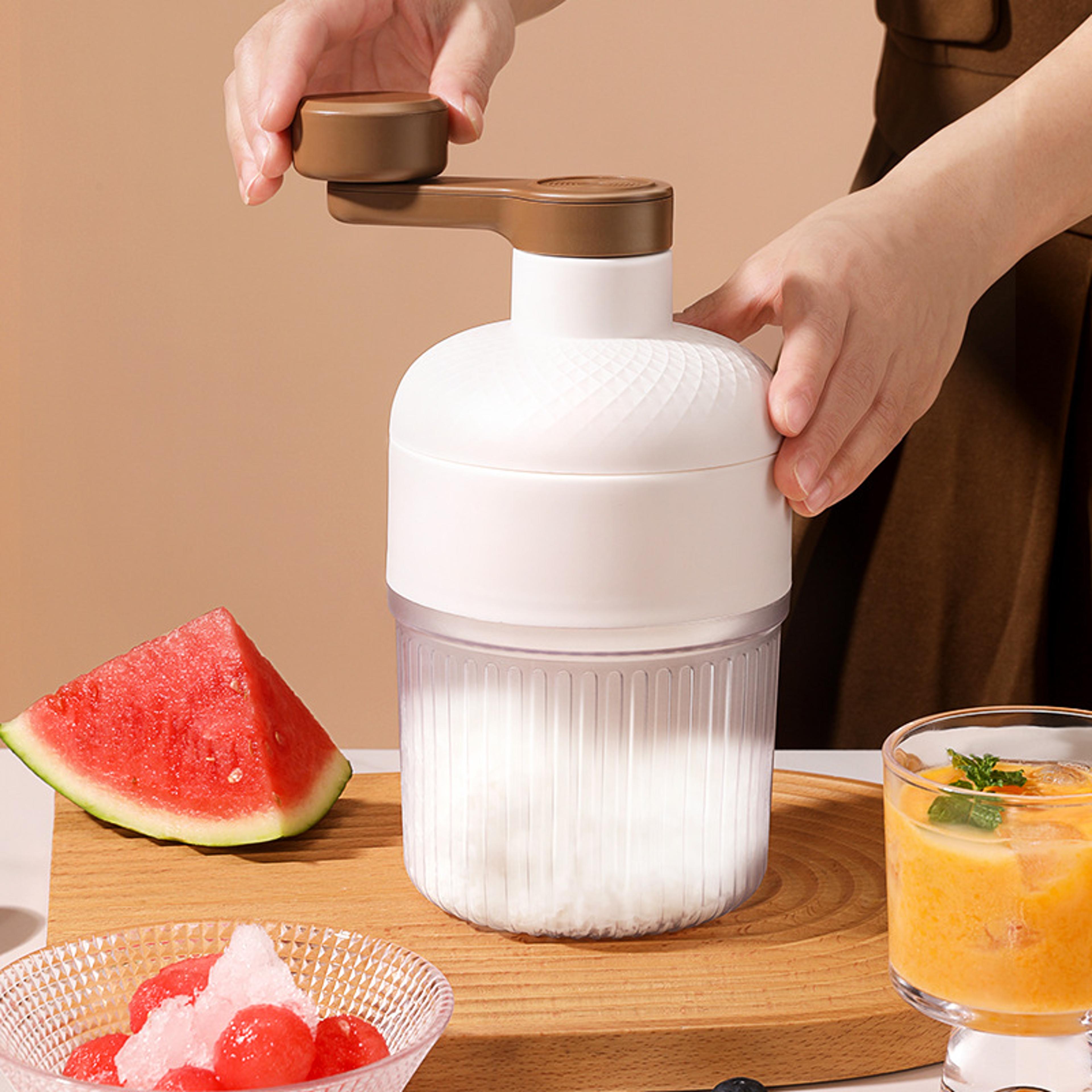 Manual Shaved Ice Maker Snow Cone Maker Slushy Maker Portable Ice Shaver Ice Crusher Machine 3