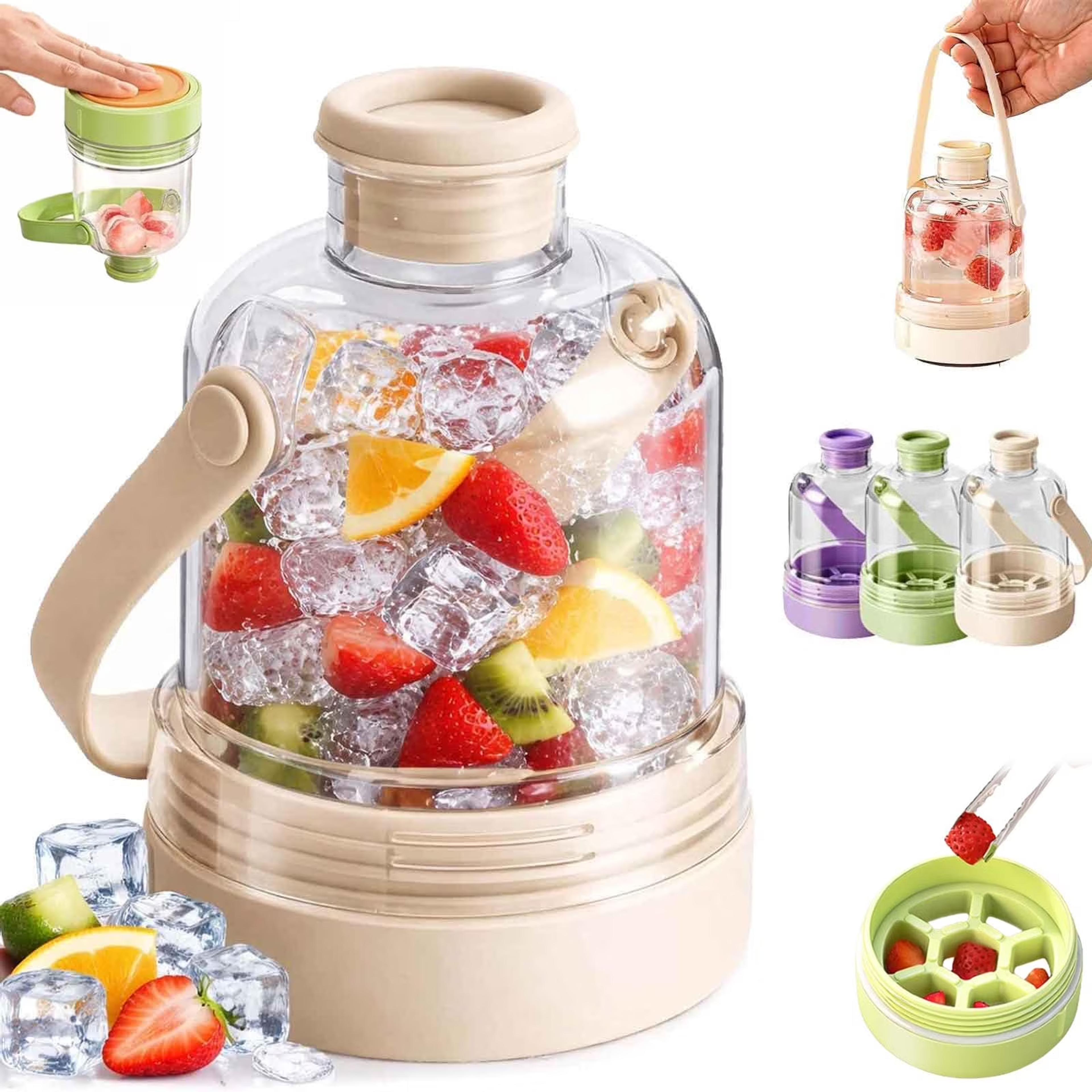 Ice Cube Bottle Water Bottle Ice Maker Portable Silicone Ice Tray Cup 0