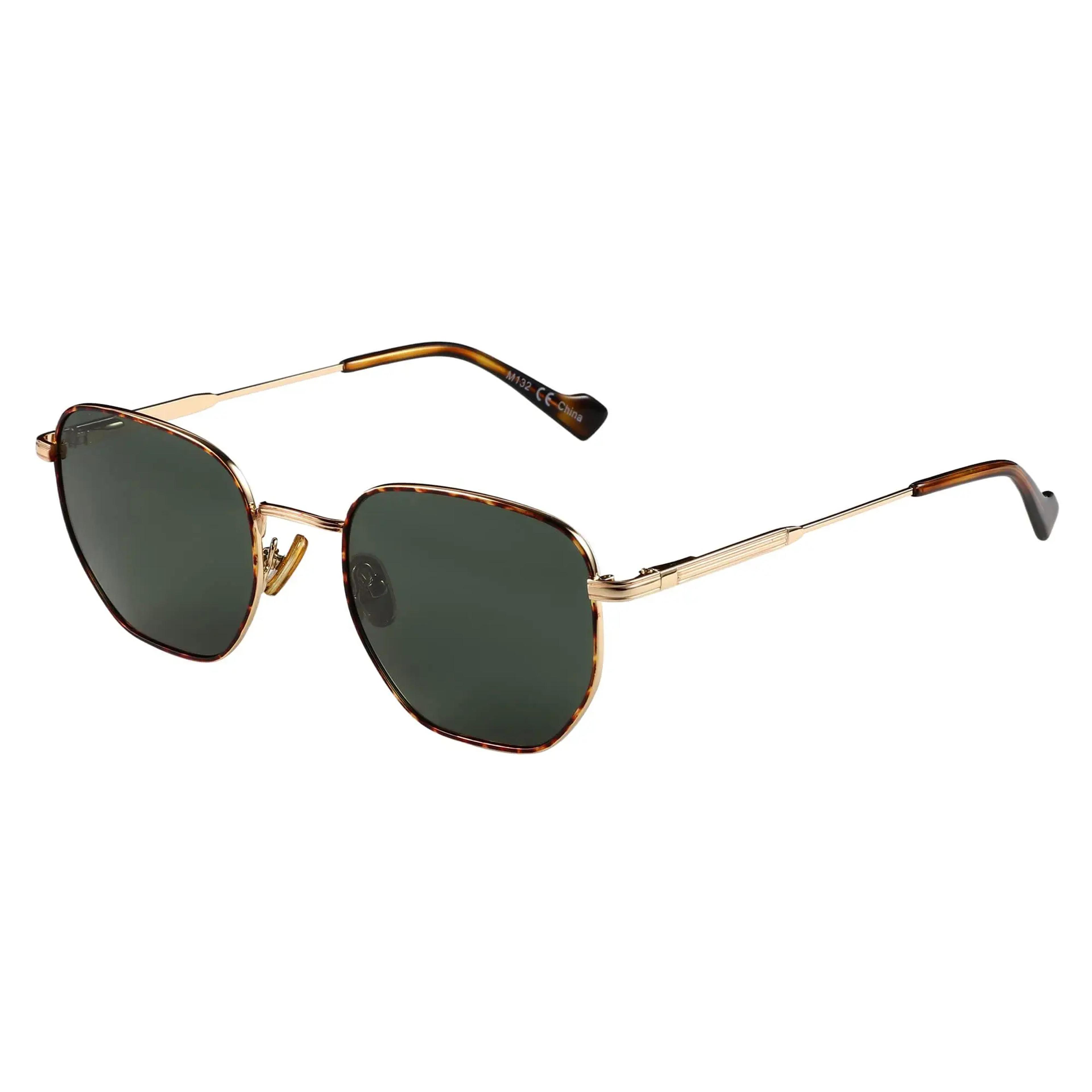 Hexagon Polarized Sunglasses For Men  Women UV Protection Retro Metal Shades 6