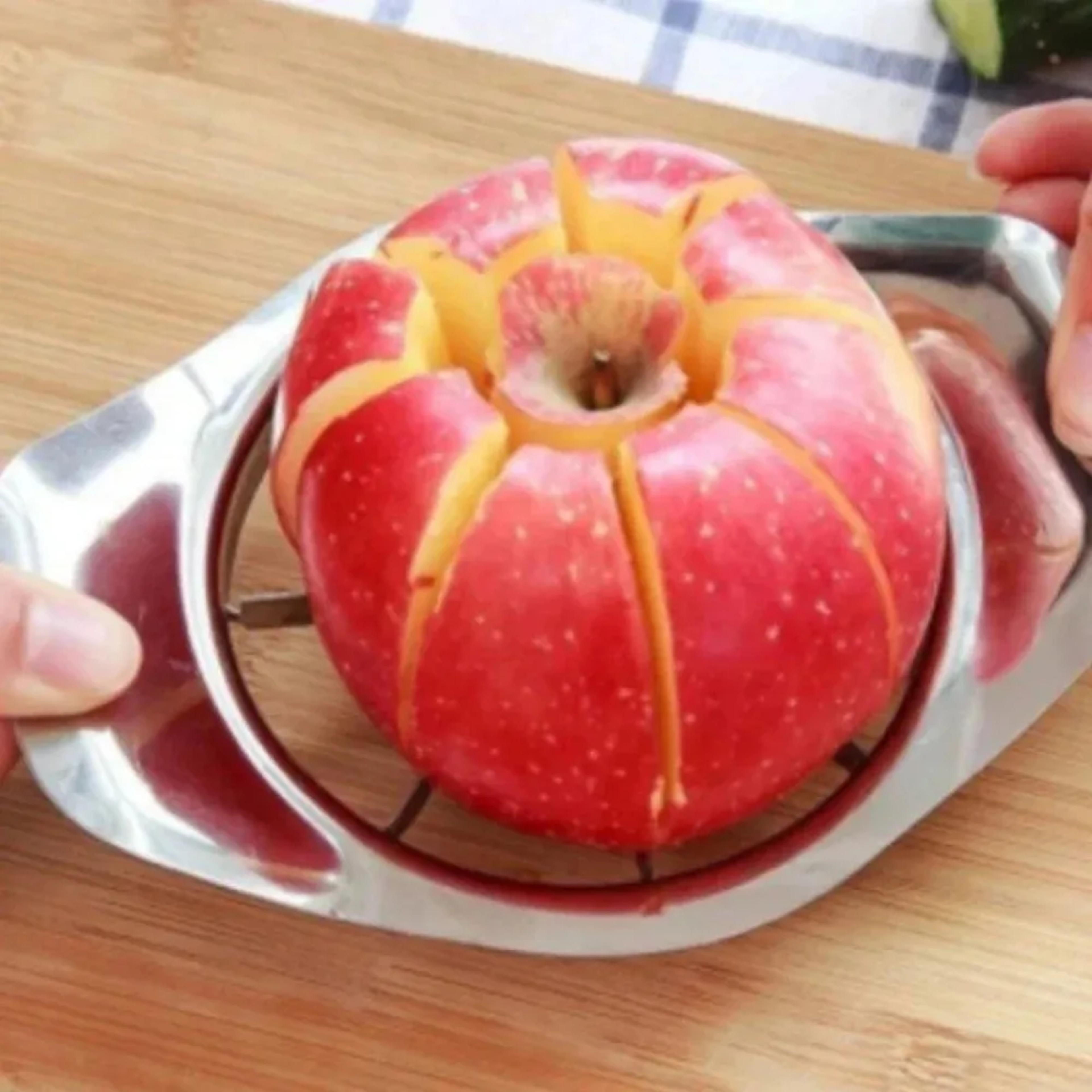 ComfortGrip Stainless Steel Apple Slicer  Fruit Cutter Corer Tool 2
