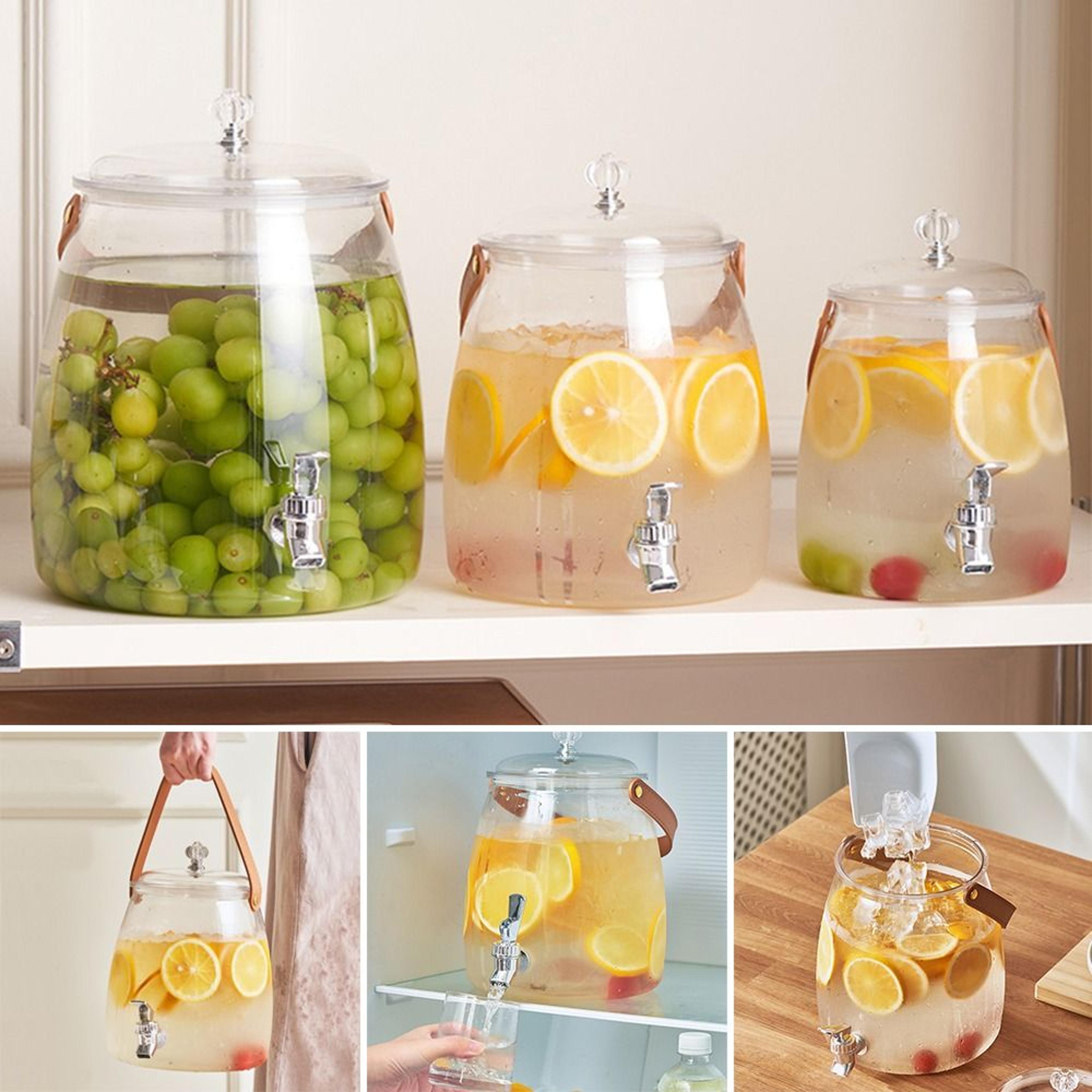 FreshFlow Refrigerator Beverage Dispenser With Tap Large Capacity Juice  Water Container 2