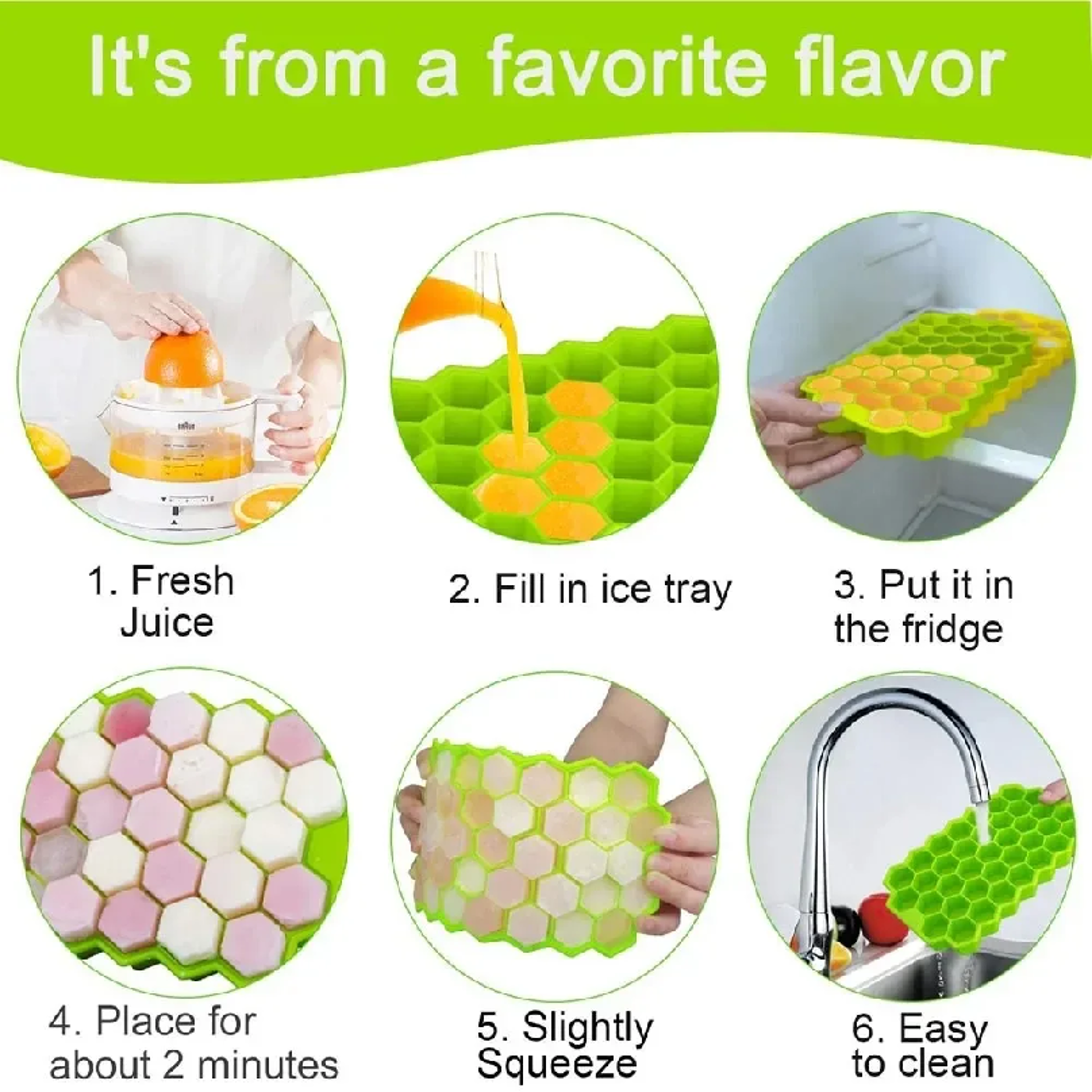 Cavity Silicone Ice Cube Tray Popsicle Mold Free 4