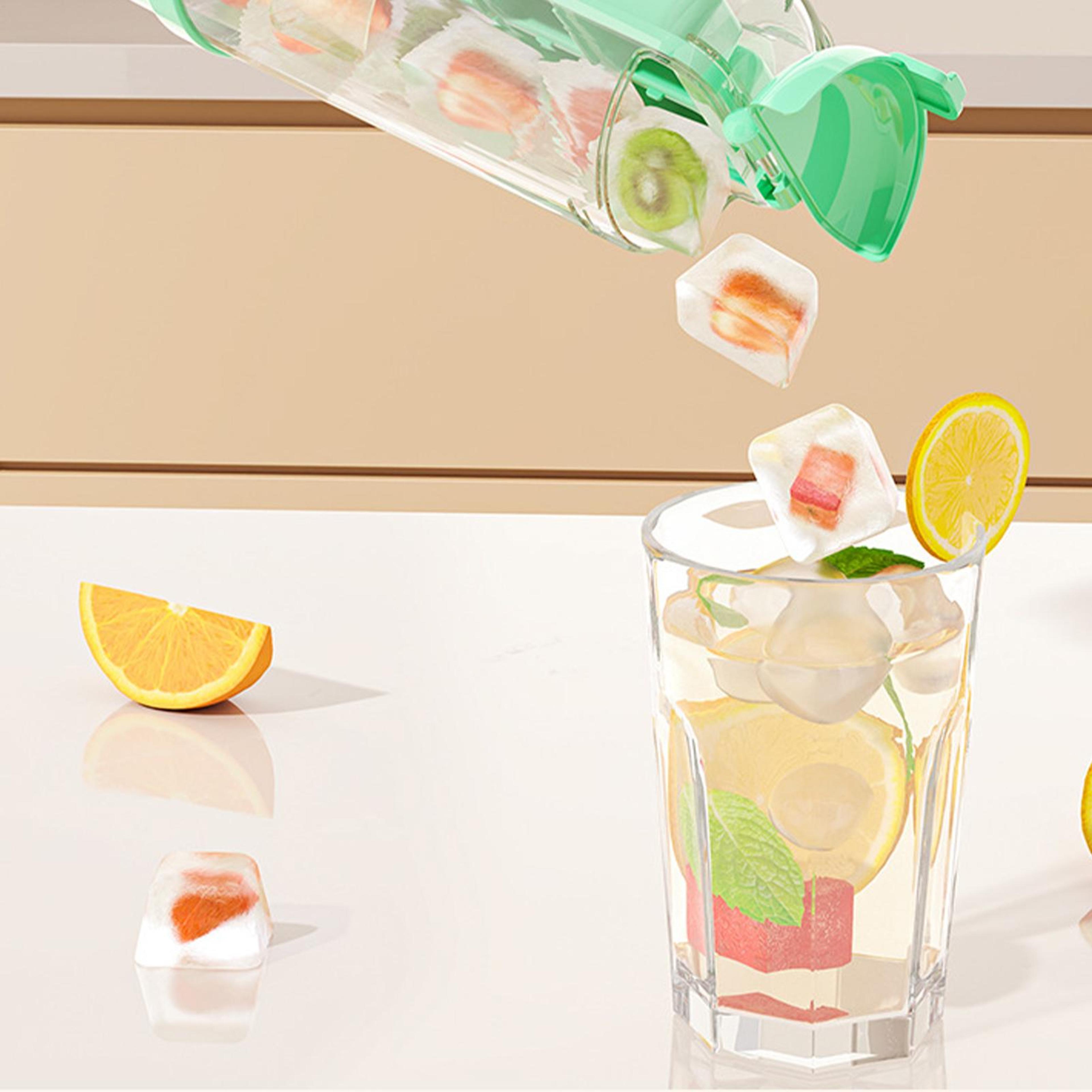 Flower Silicone Ice Cube Tray Grid Reusable Mold For Cocktails Whiskey  Iced Drinks 1