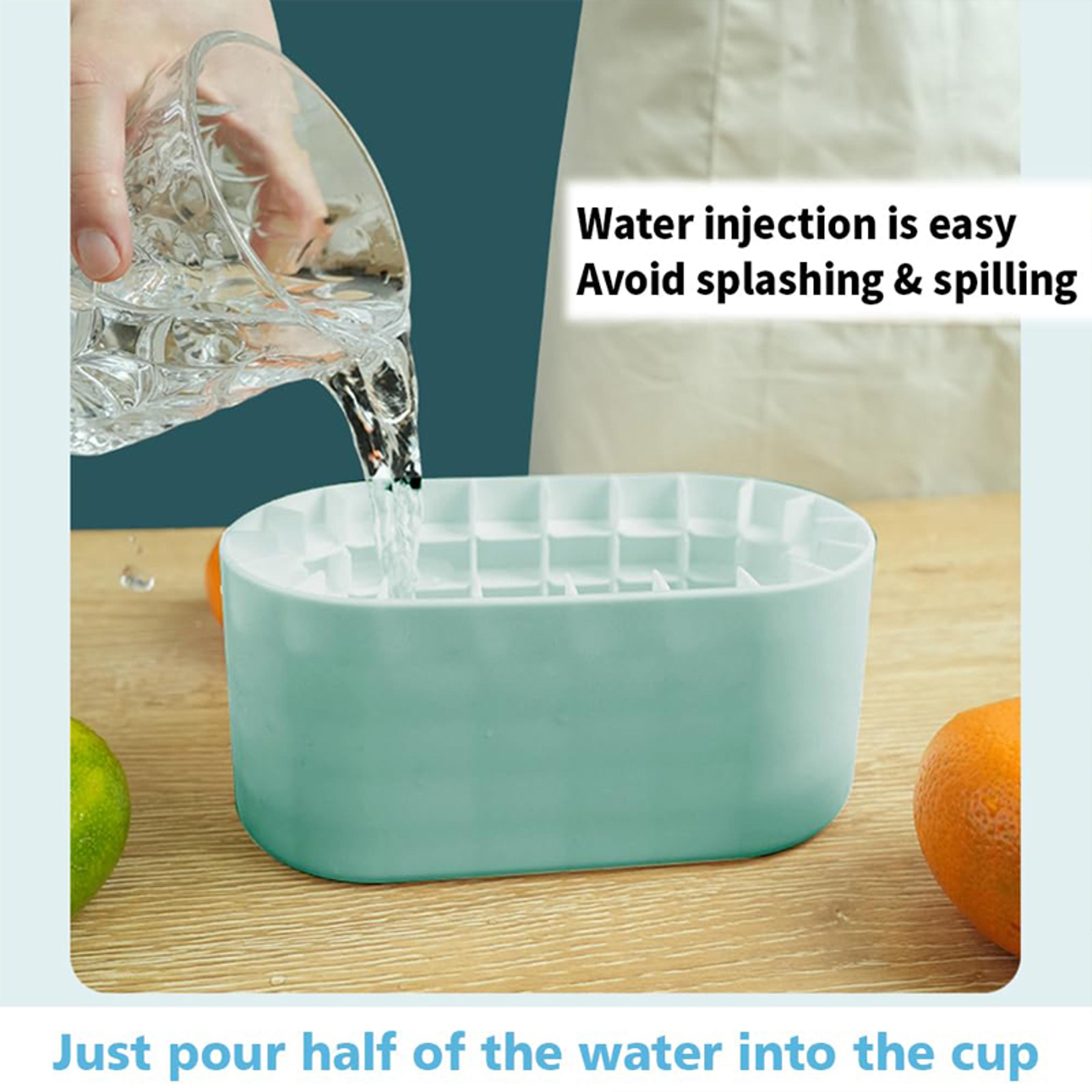 Portable Silicone Ice Bucket  Round Ice Cube Mold For Wine Ice Cooler Home Bar Ice Maker 1