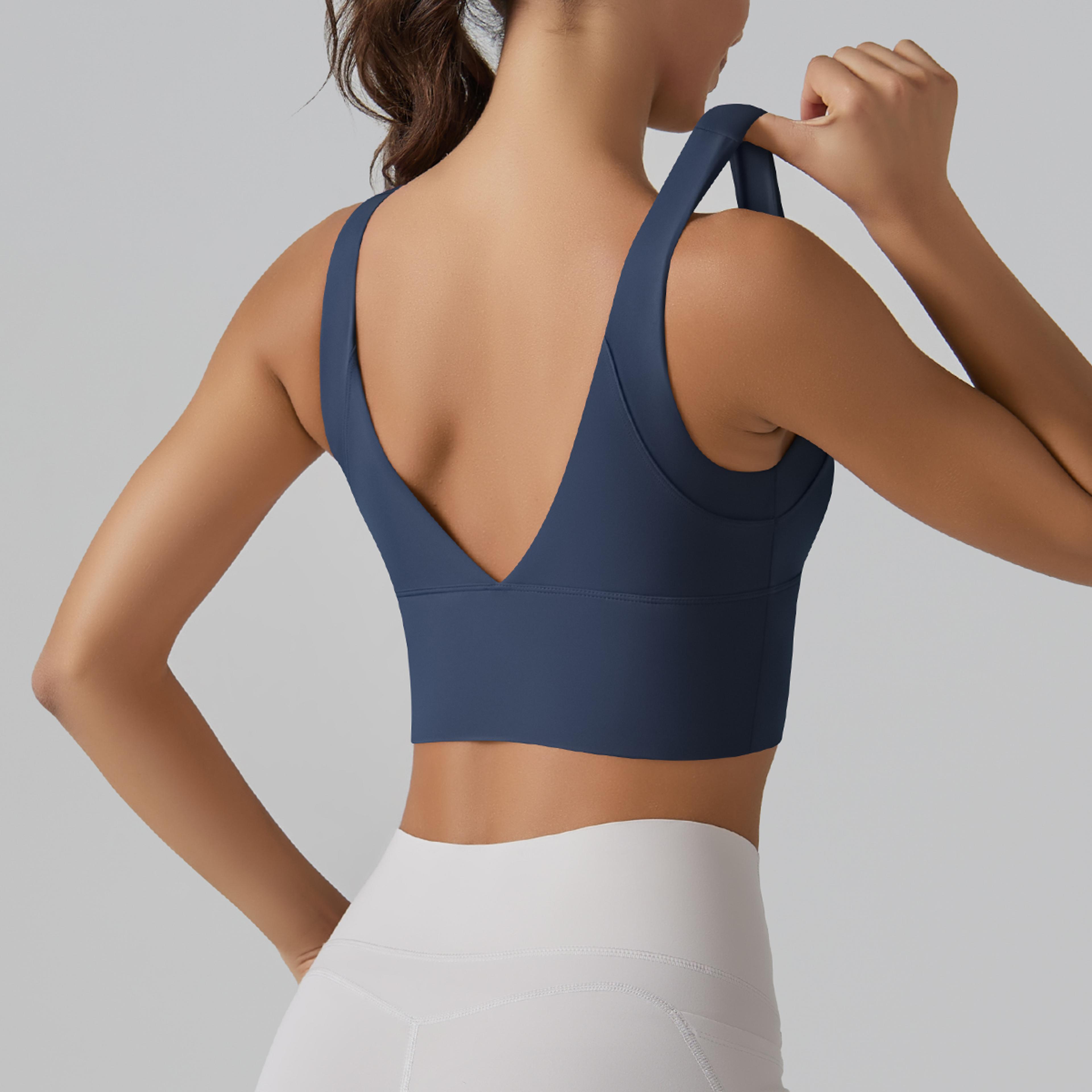 Flex Lift Seamless Sports Bra For Women Shockproof Yoga Bra  Fitness Tank Top 6
