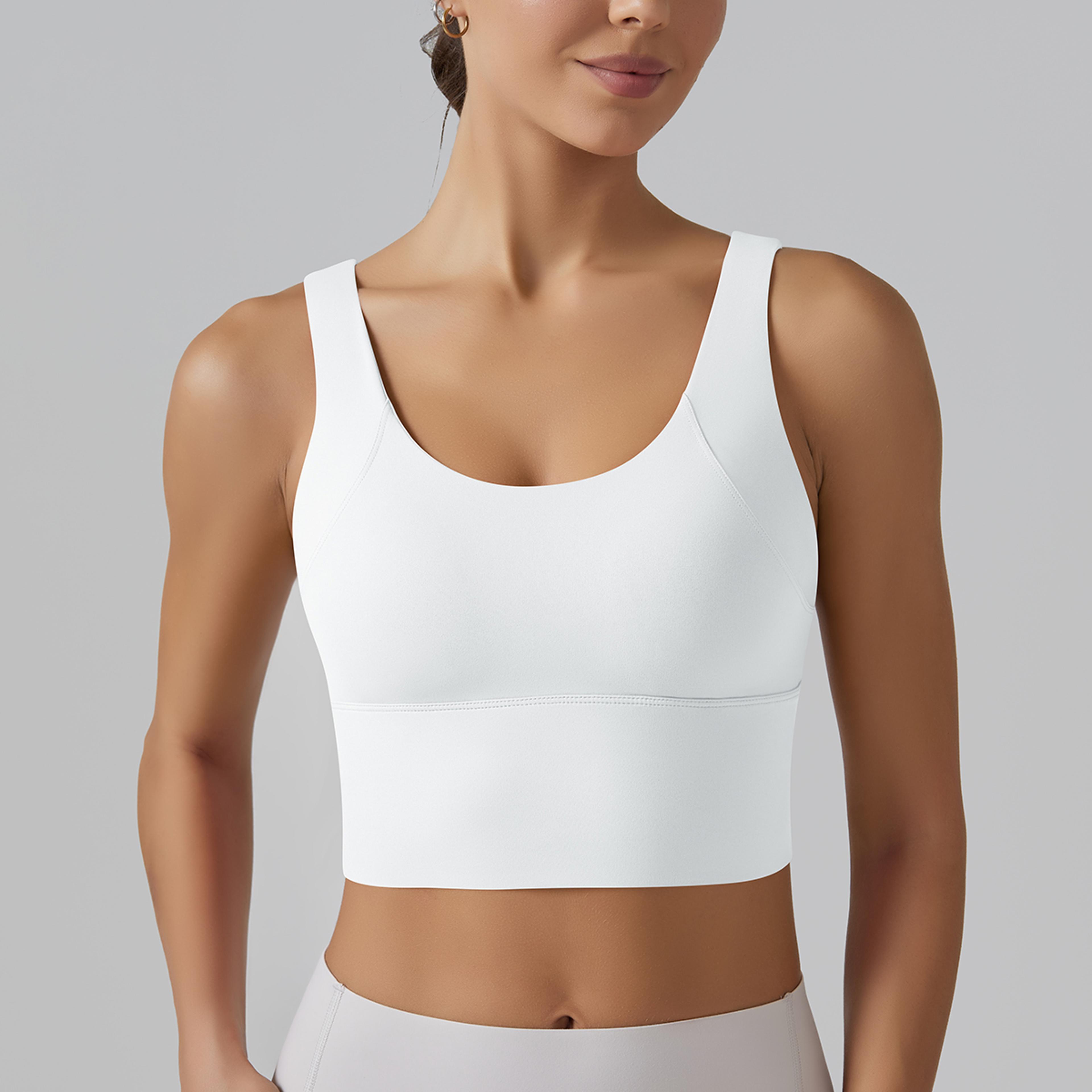Flex Lift Seamless Sports Bra For Women Shockproof Yoga Bra  Fitness Tank Top 1