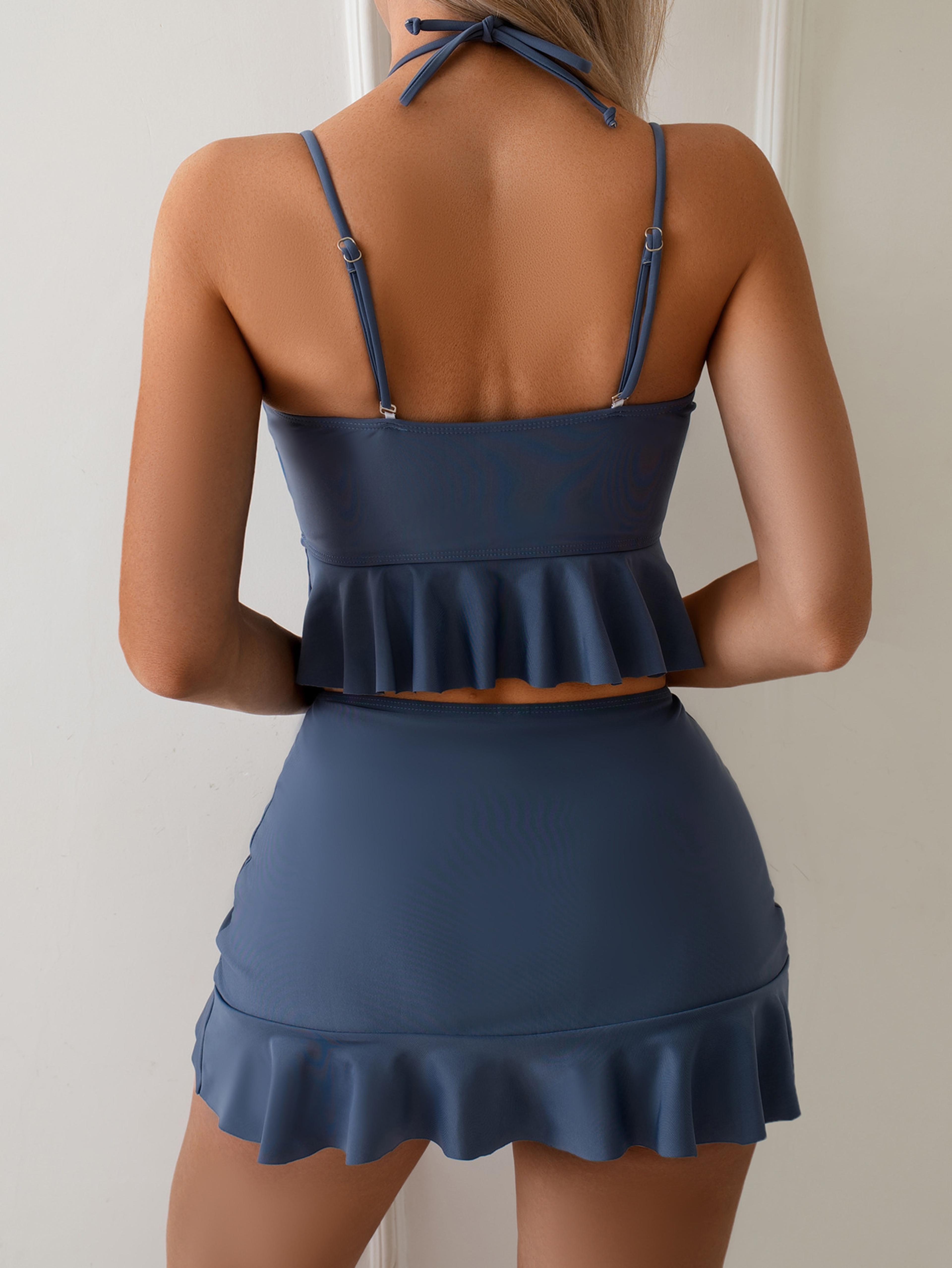 Coastal Chic Convertible Tankini Set With Cover Up  Strapless Bikini Design 2