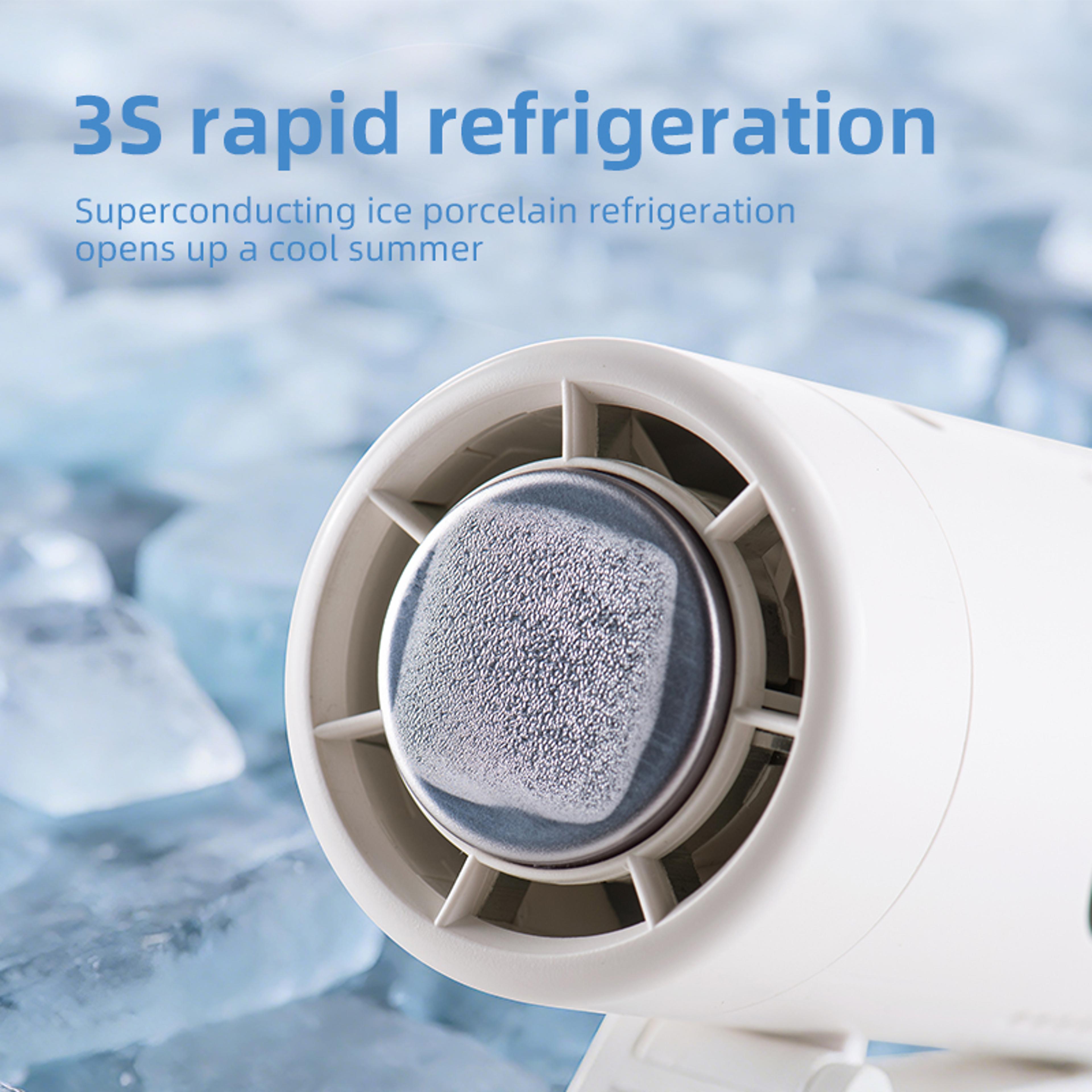 ArcticFlow 3in1 Ice Cooling Portable Fan With LED Display  USB Rechargeable Battery 2