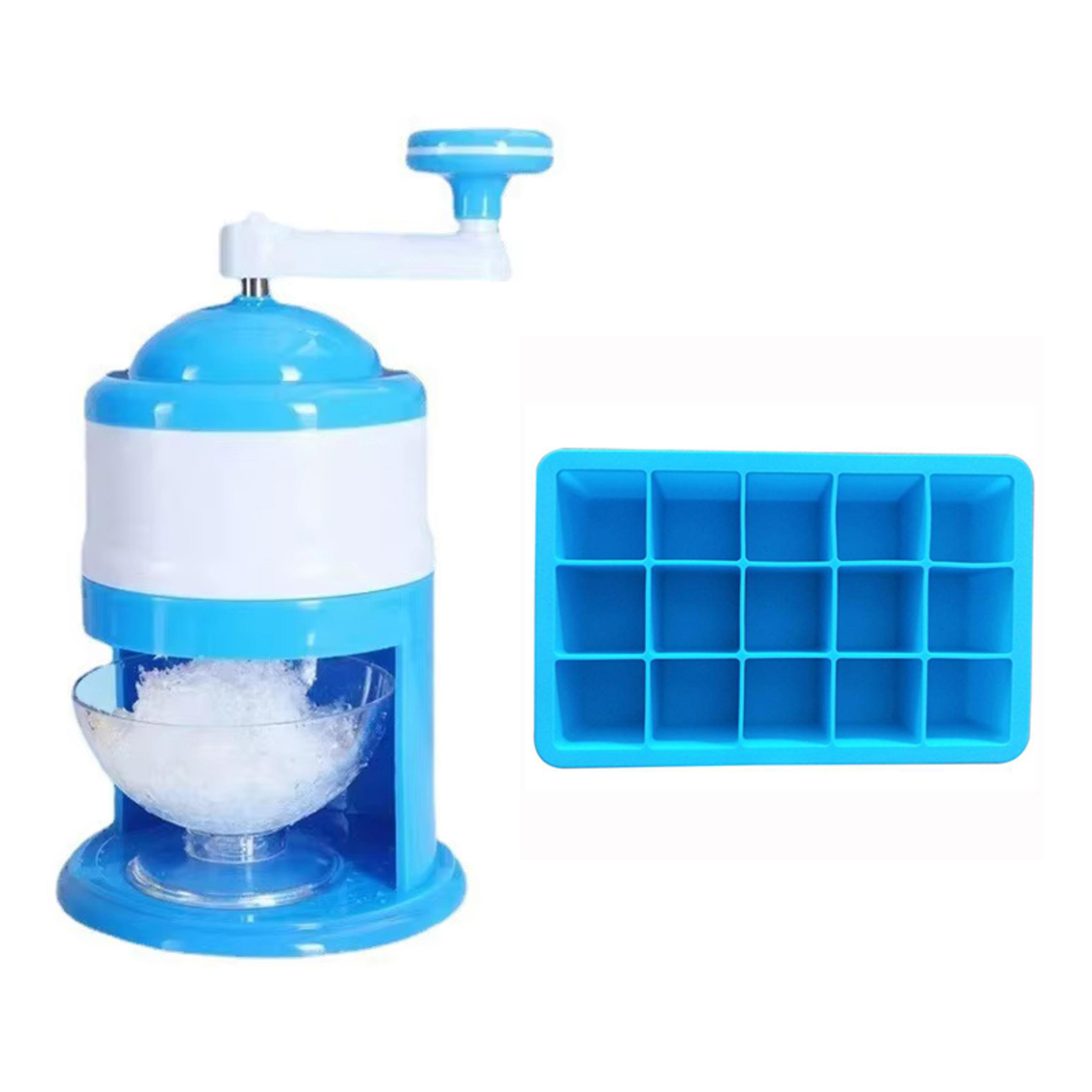 Chill Hand Crank Ice Shaver Machine  Snow Cone Maker For Slushies And Frozen Drinks 6
