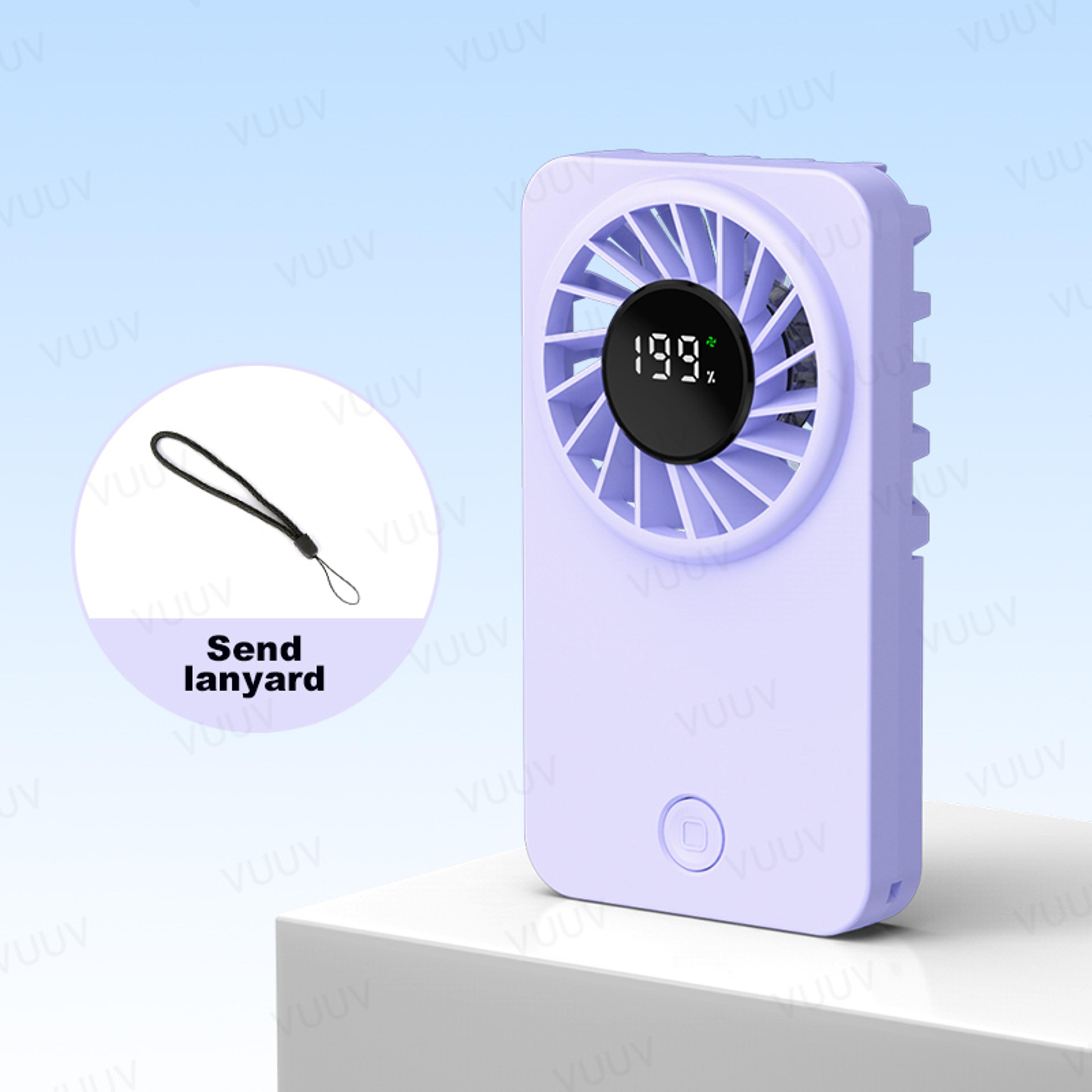 Rechargeable Handheld Cooling Fan Portable Mini Air Cooler With High Speed Wind 8