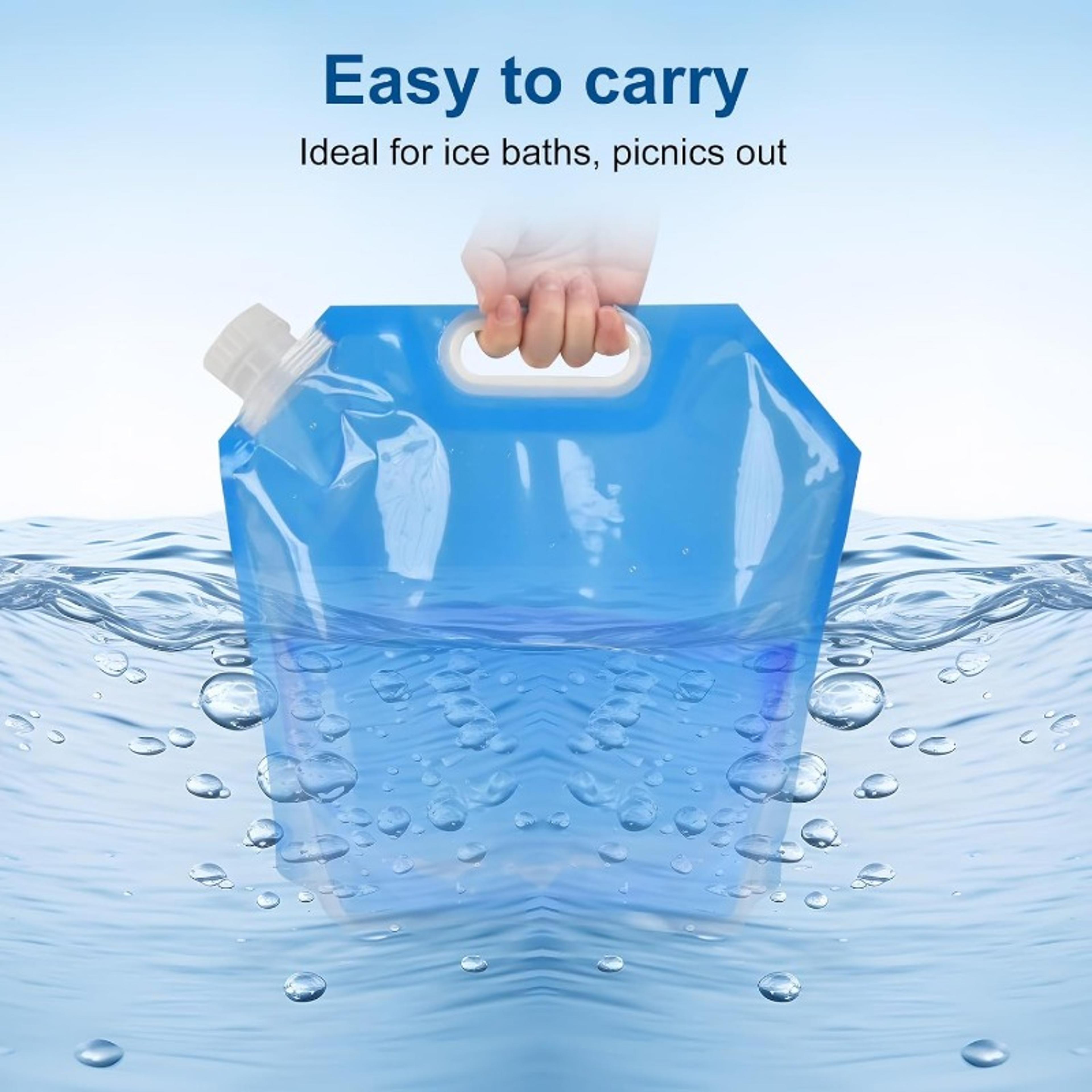 Rapid Chill Ice Bath Bags For Cold Plunge Tubs Reusable Freezer Water Bags 2