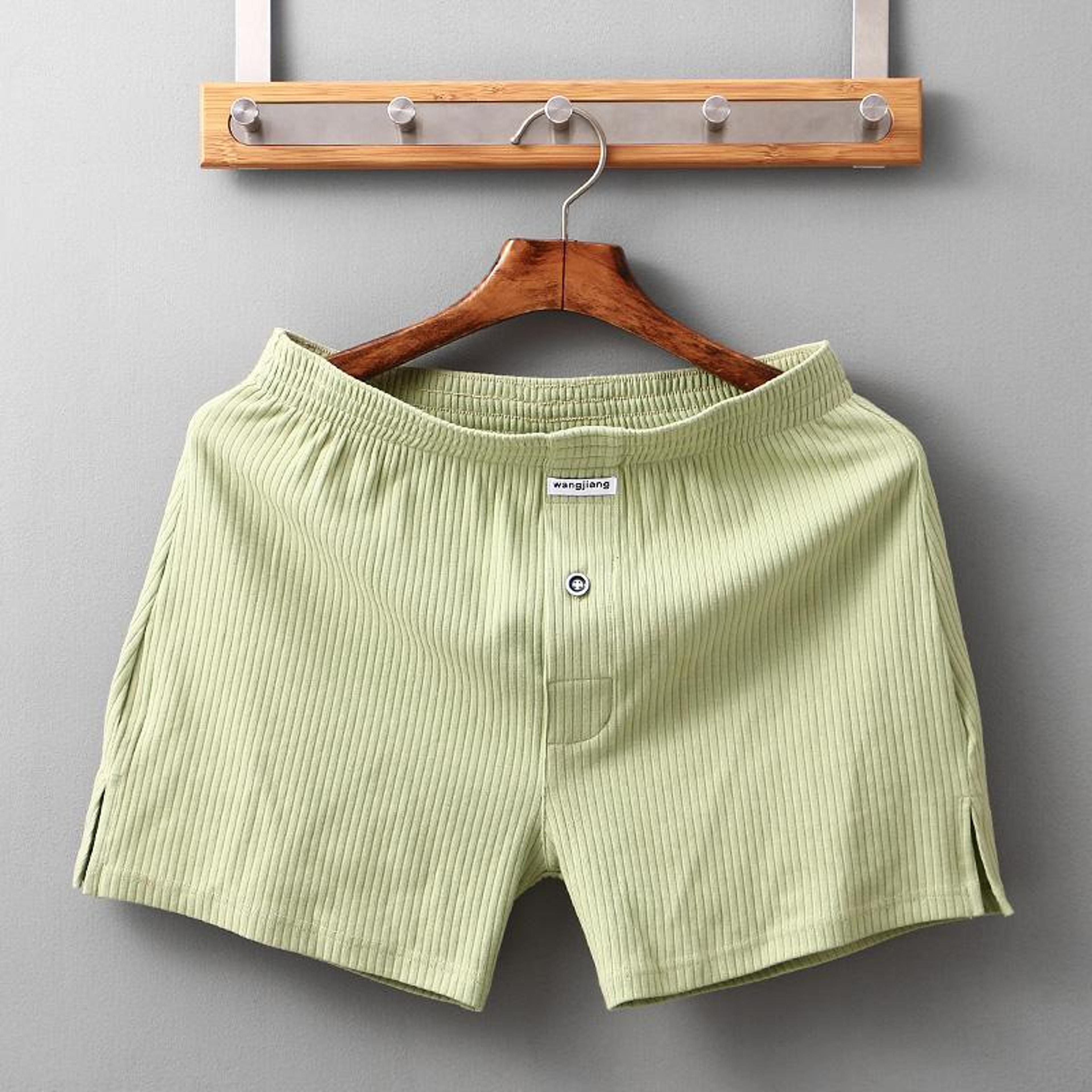 Stretch Cotton Boxer Shorts For Men Soft Breathable Loungewear Underwear 2